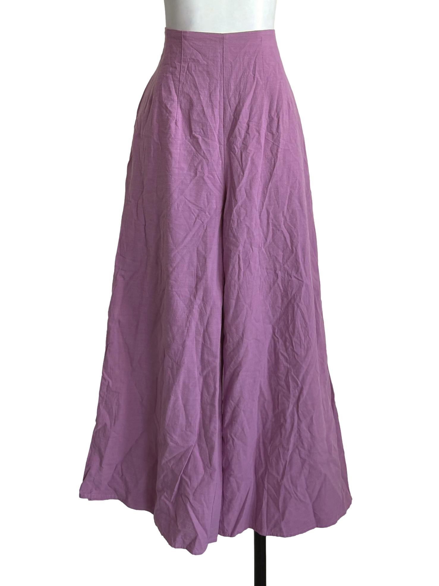 Lilac Wide Leg Palazzo