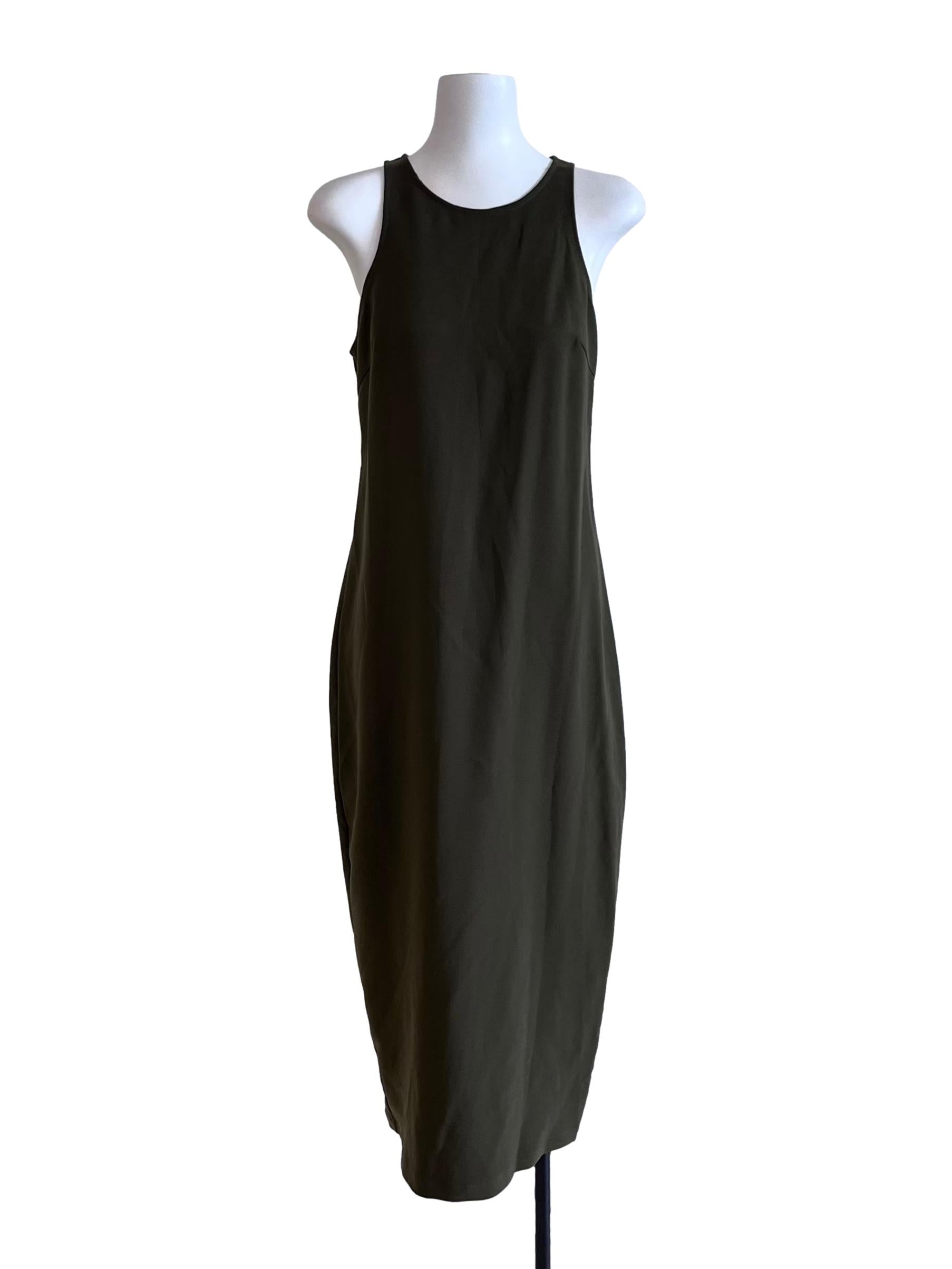 Moss Green Shift Dress