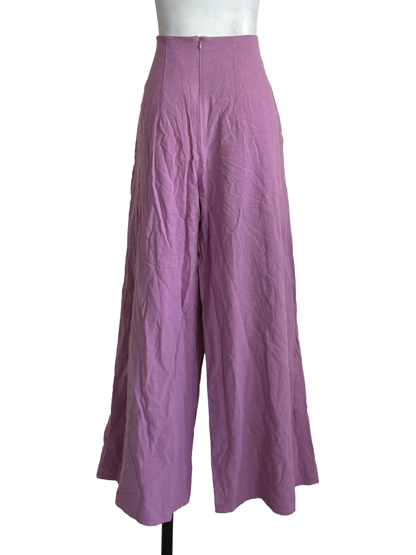 Lilac Wide Leg Palazzo