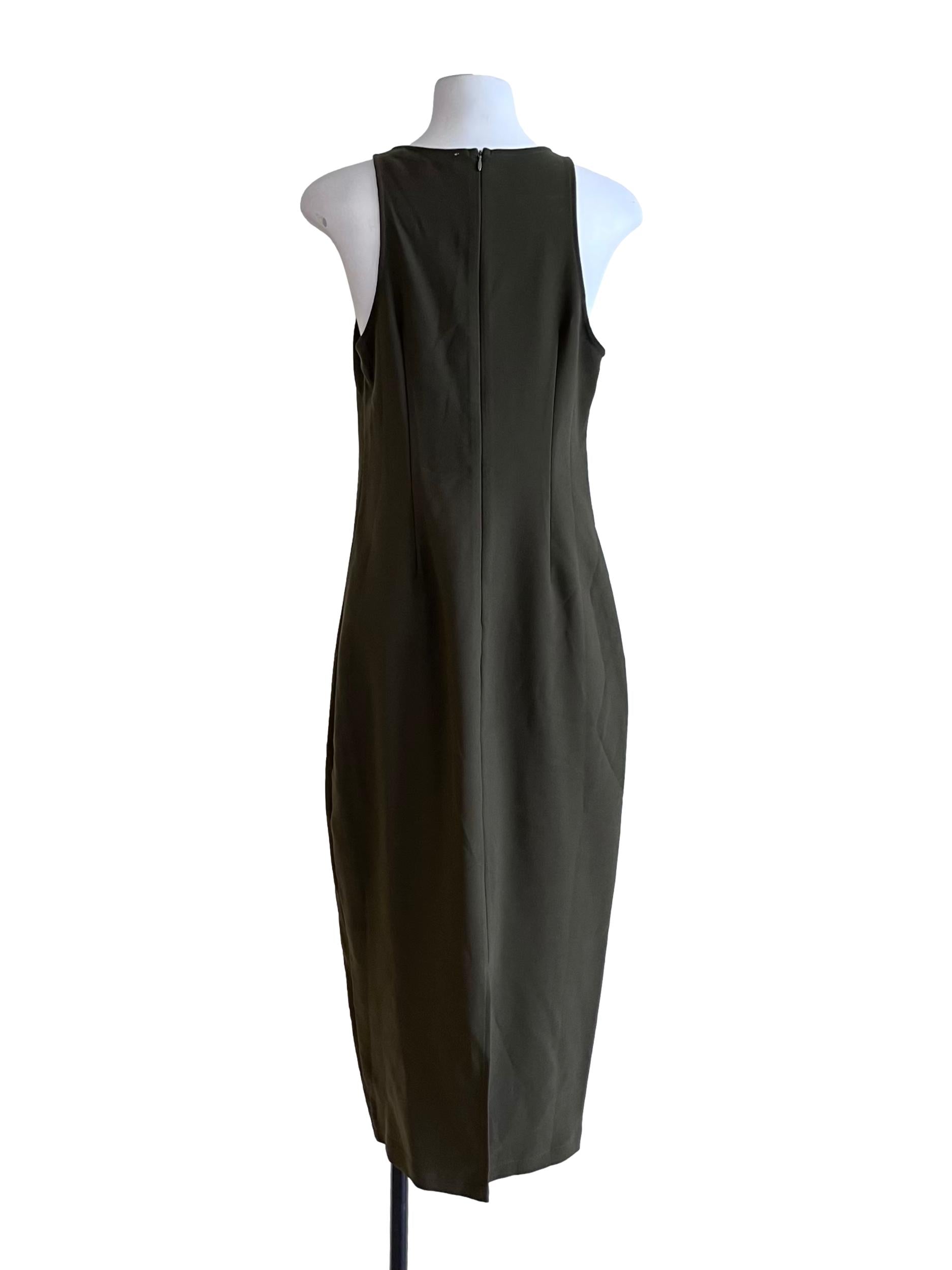 Moss Green Shift Dress