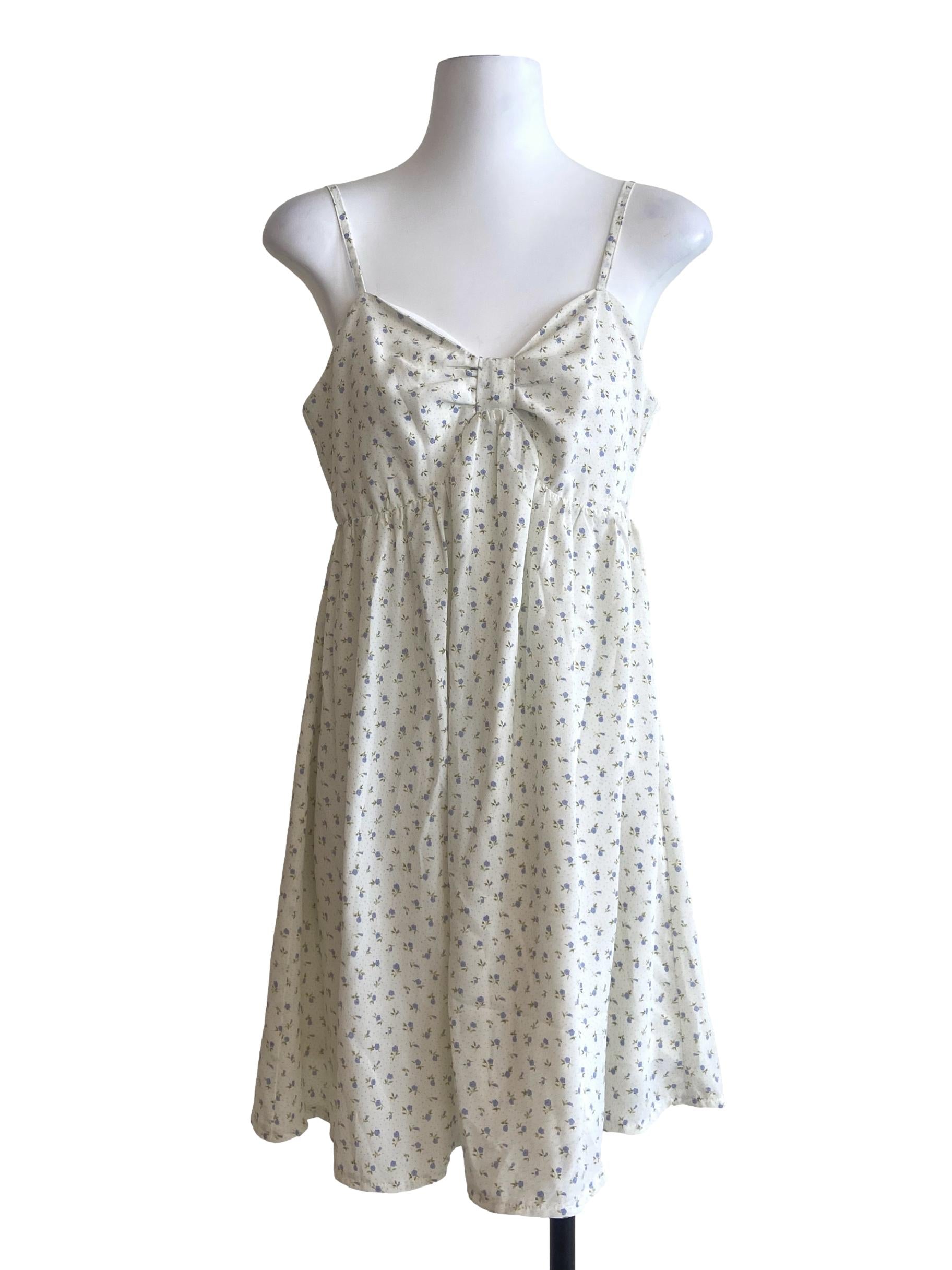 White & Floral Sundress