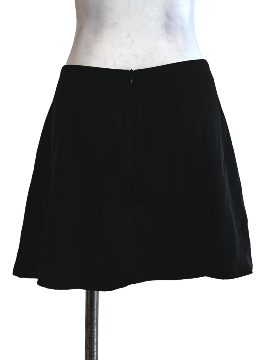 Black Plain Skorts TTR