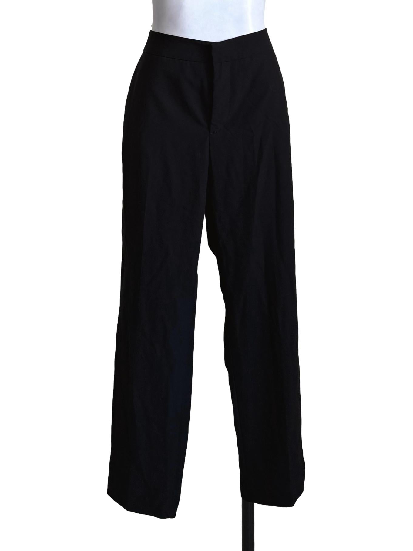 Black Pegged Pants