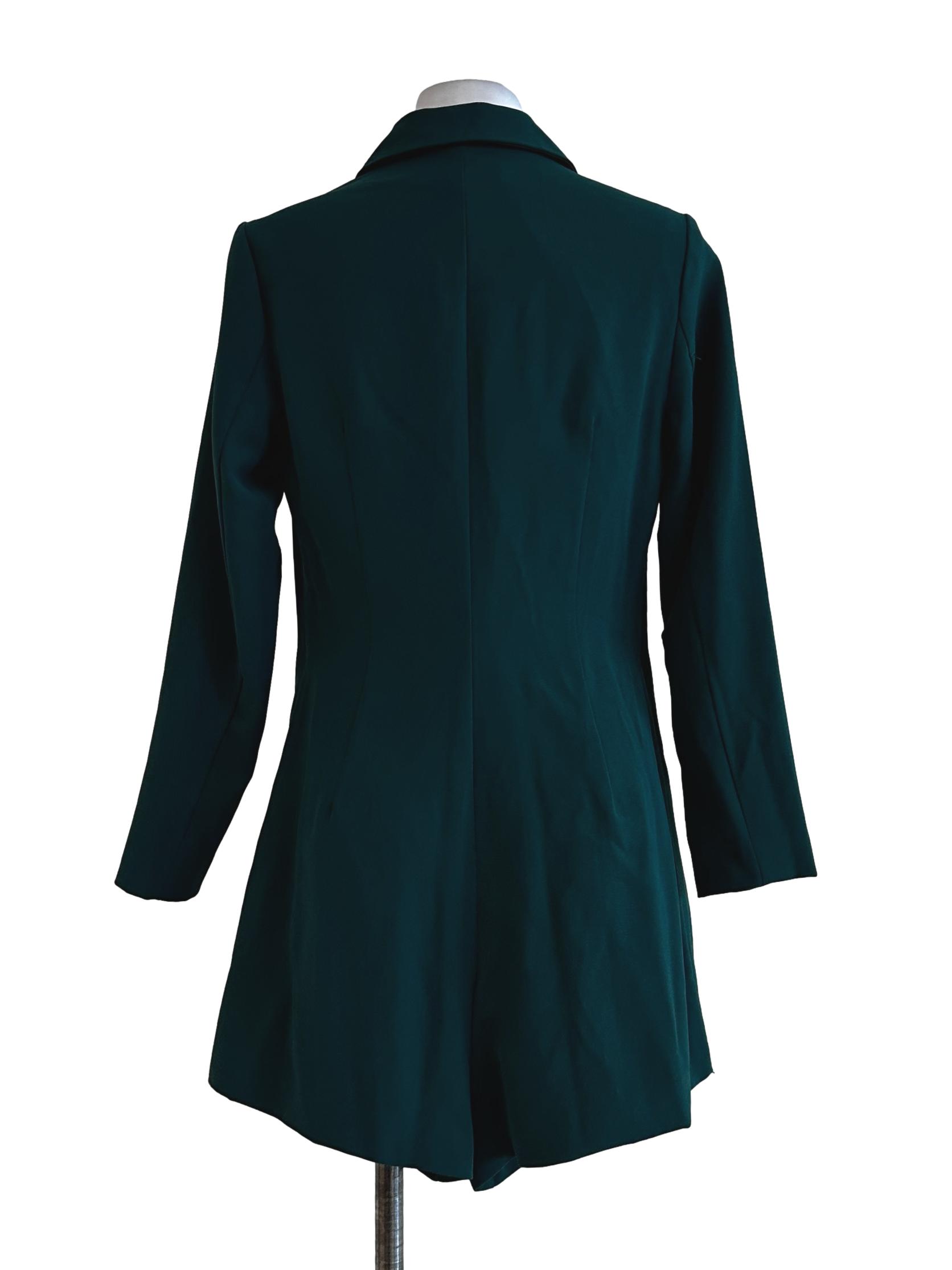 Basil Green Plain Blazer Rompers LB