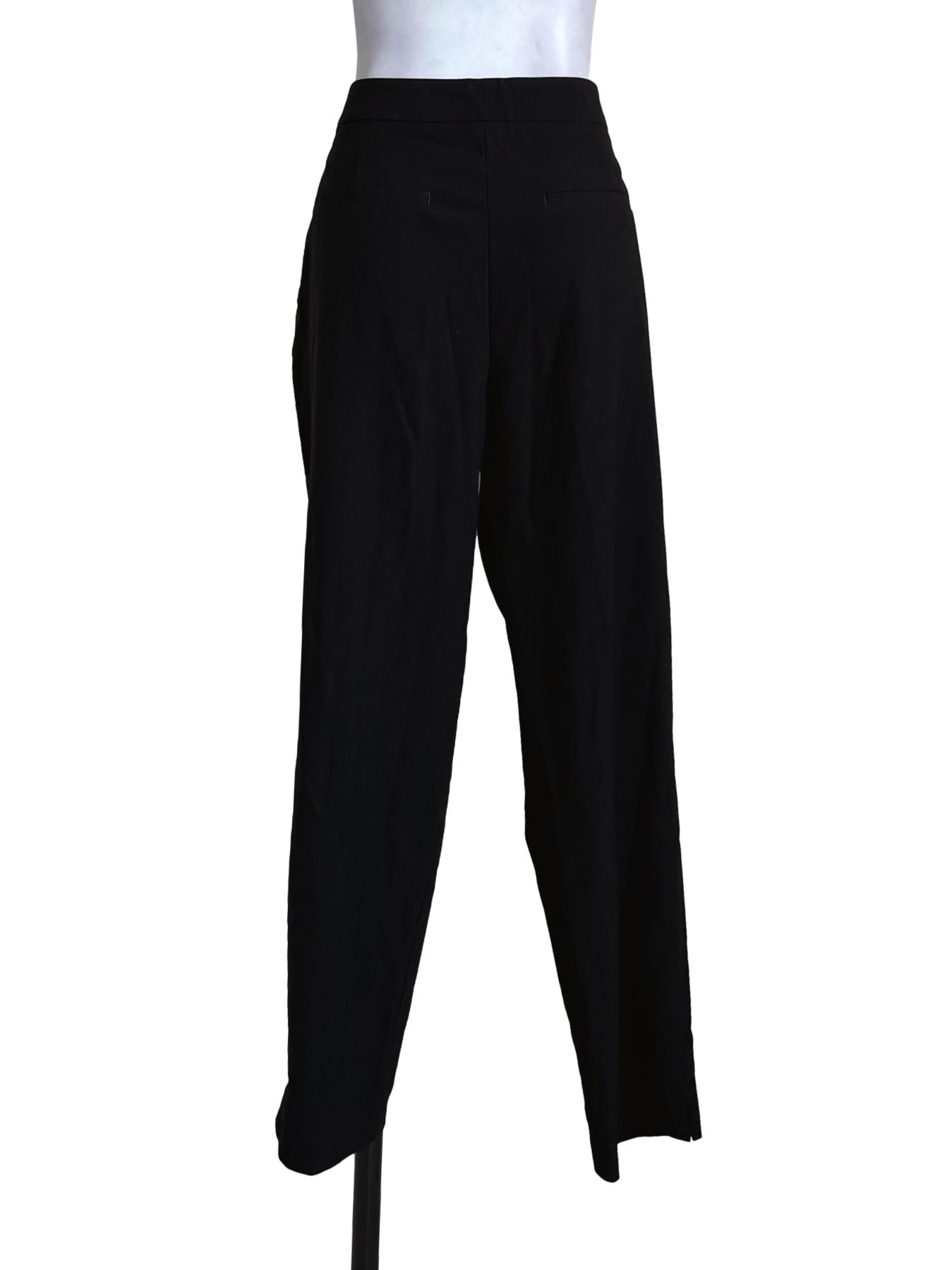 Black Pegged Pants