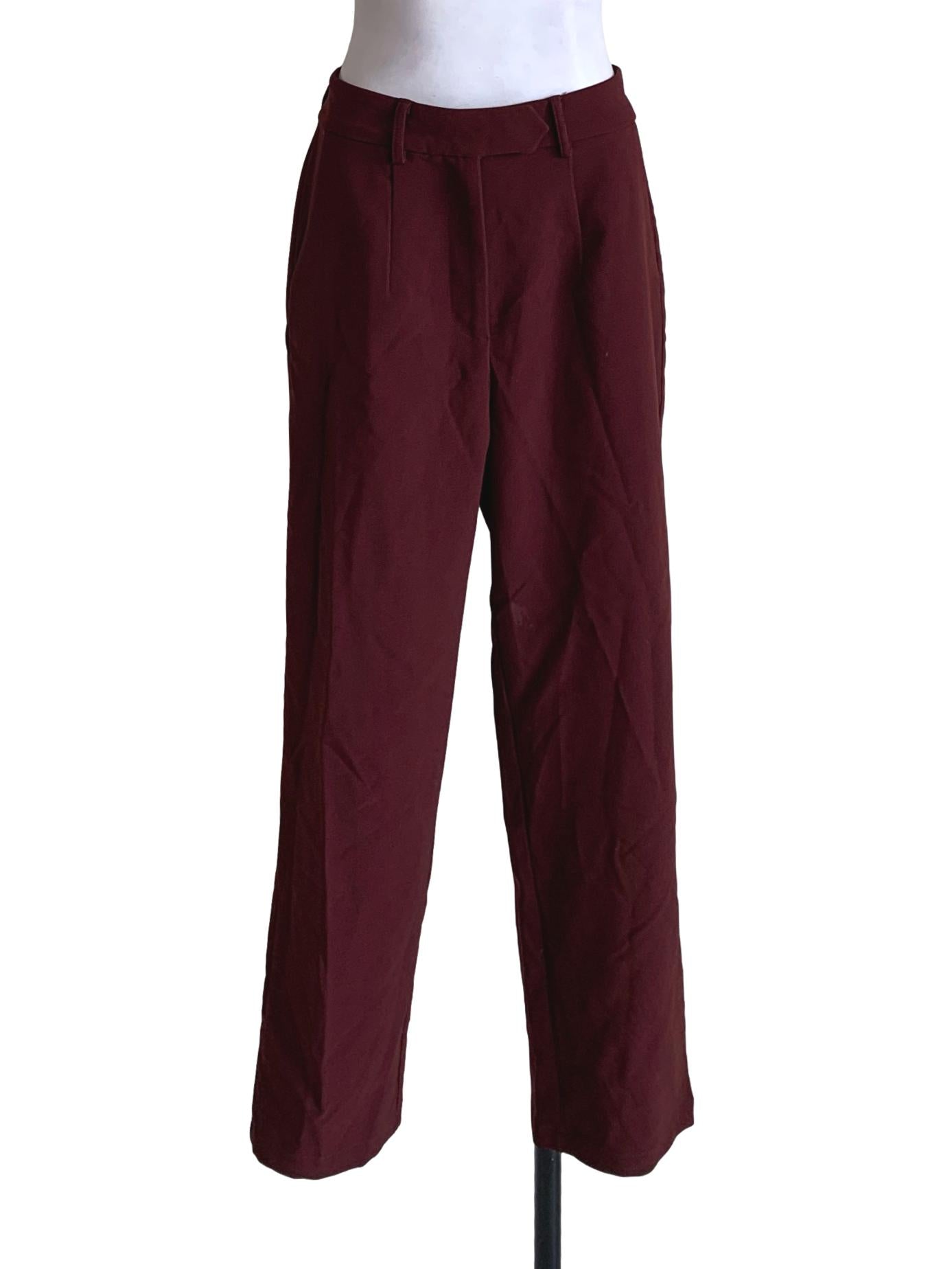 Currant Plain Formal Pants YHF