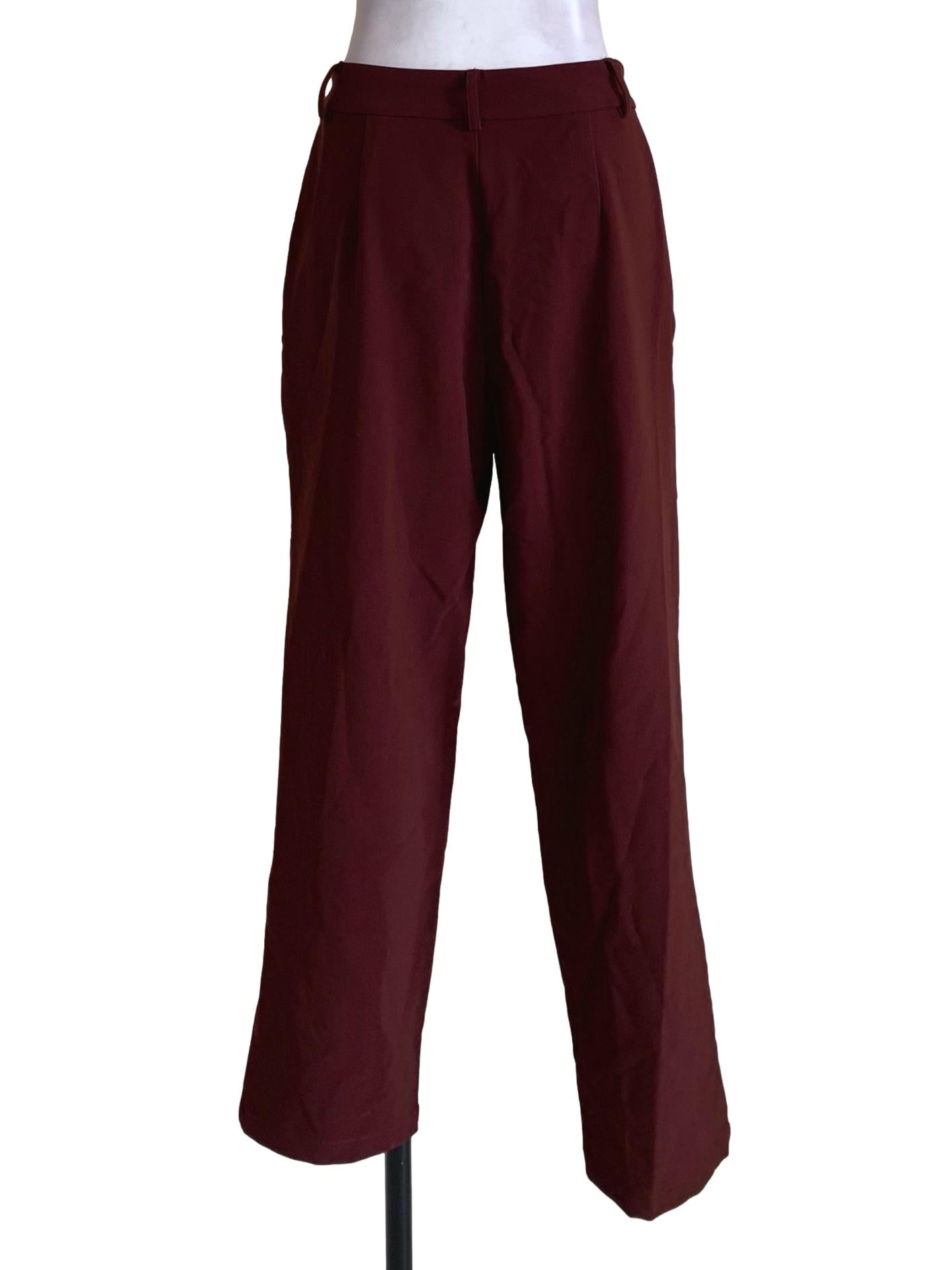Currant Plain Formal Pants YHF