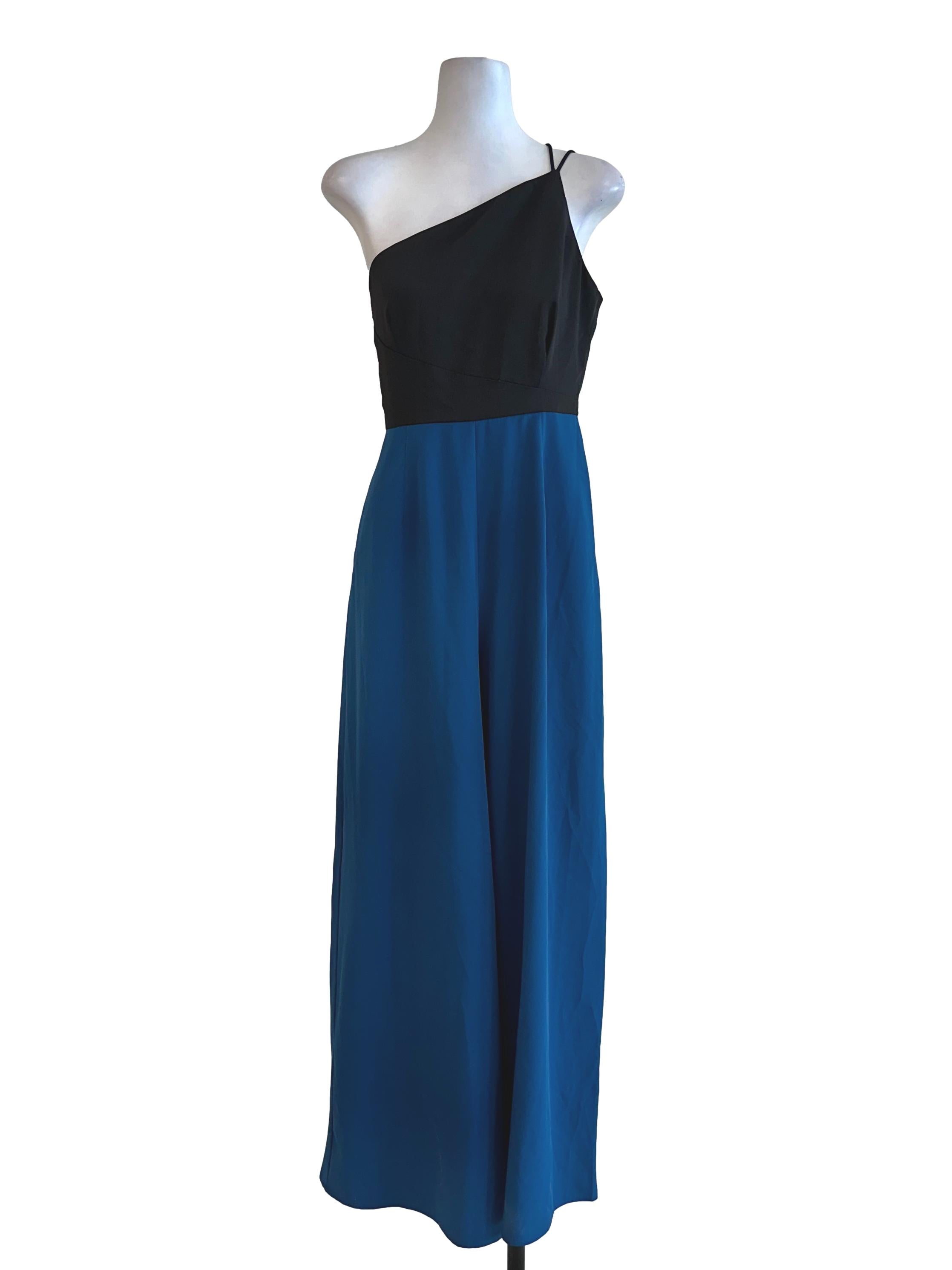 Azure Blue Plain Jumpsuits LB