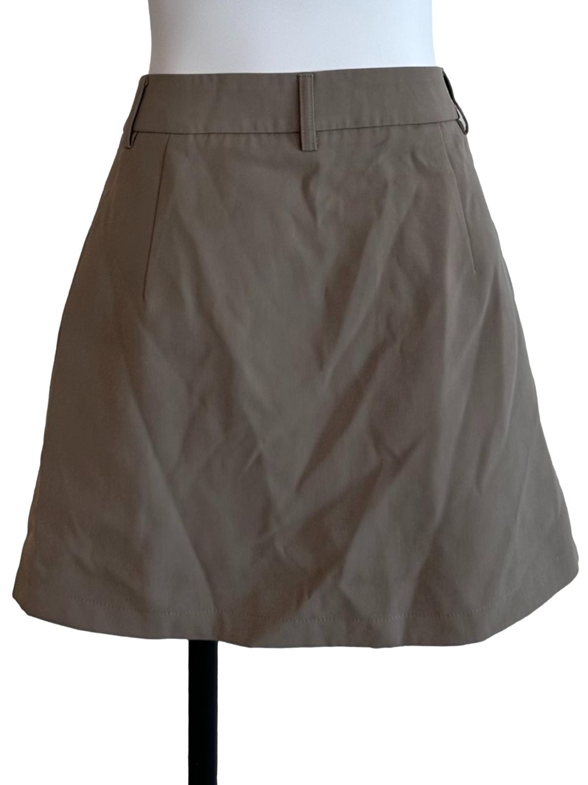 Coffee Brown Mini Skorts