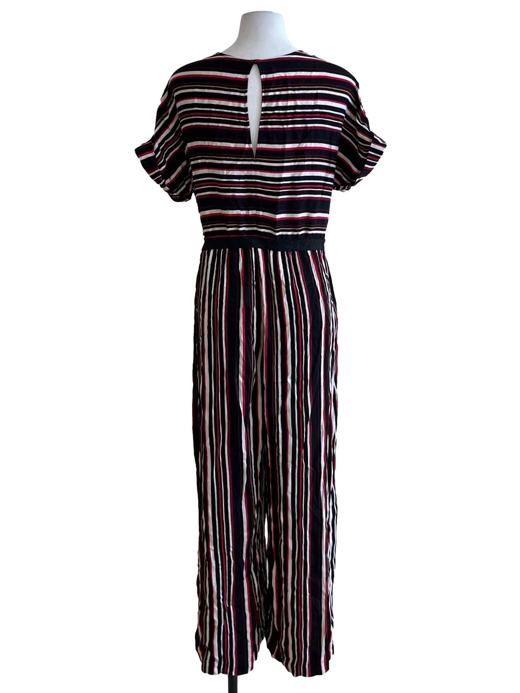 Black V-Neckline Jumpsuit