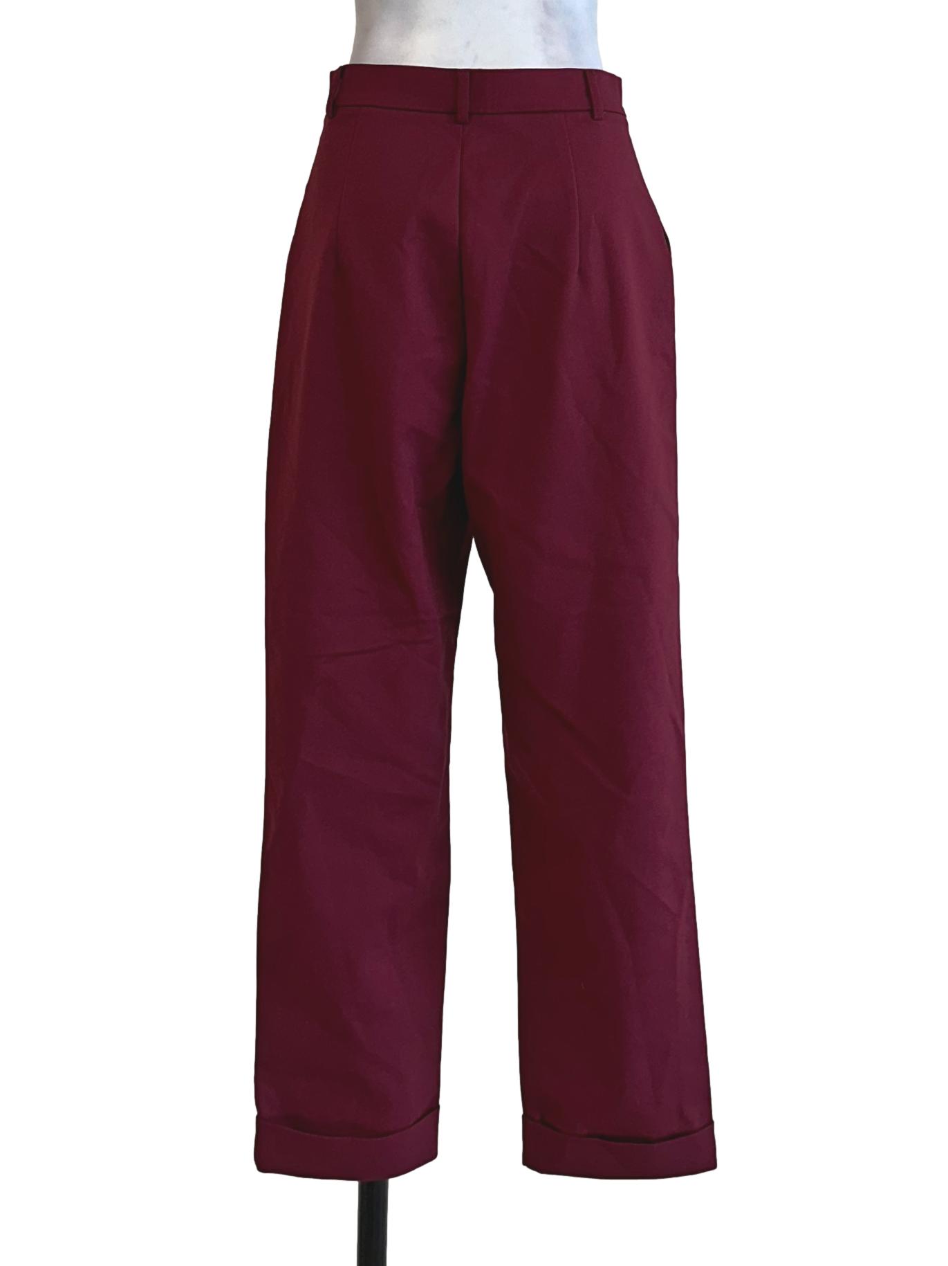 Scarlet Red Plain Pants LB