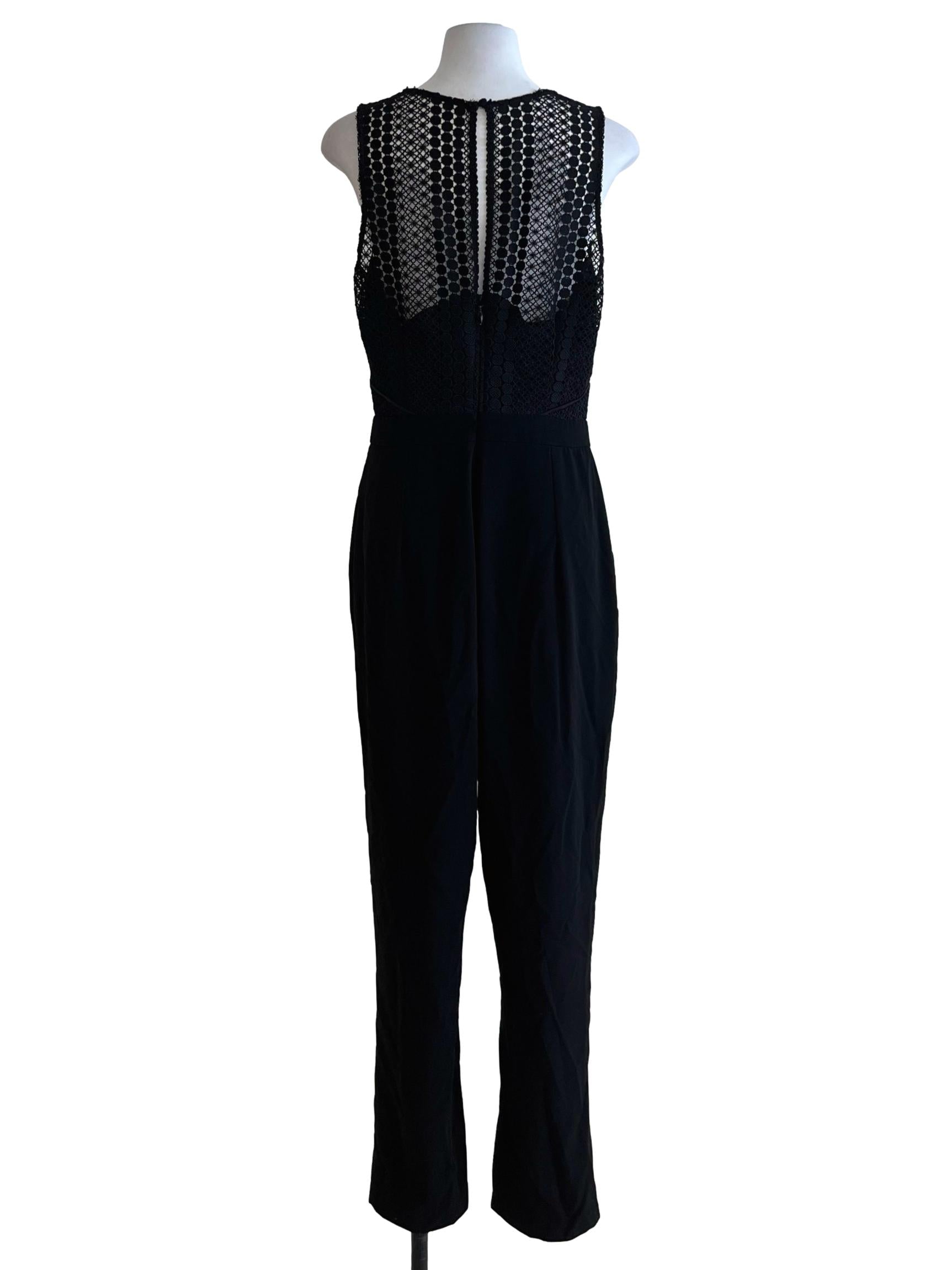 Black Lace Jumpsuit