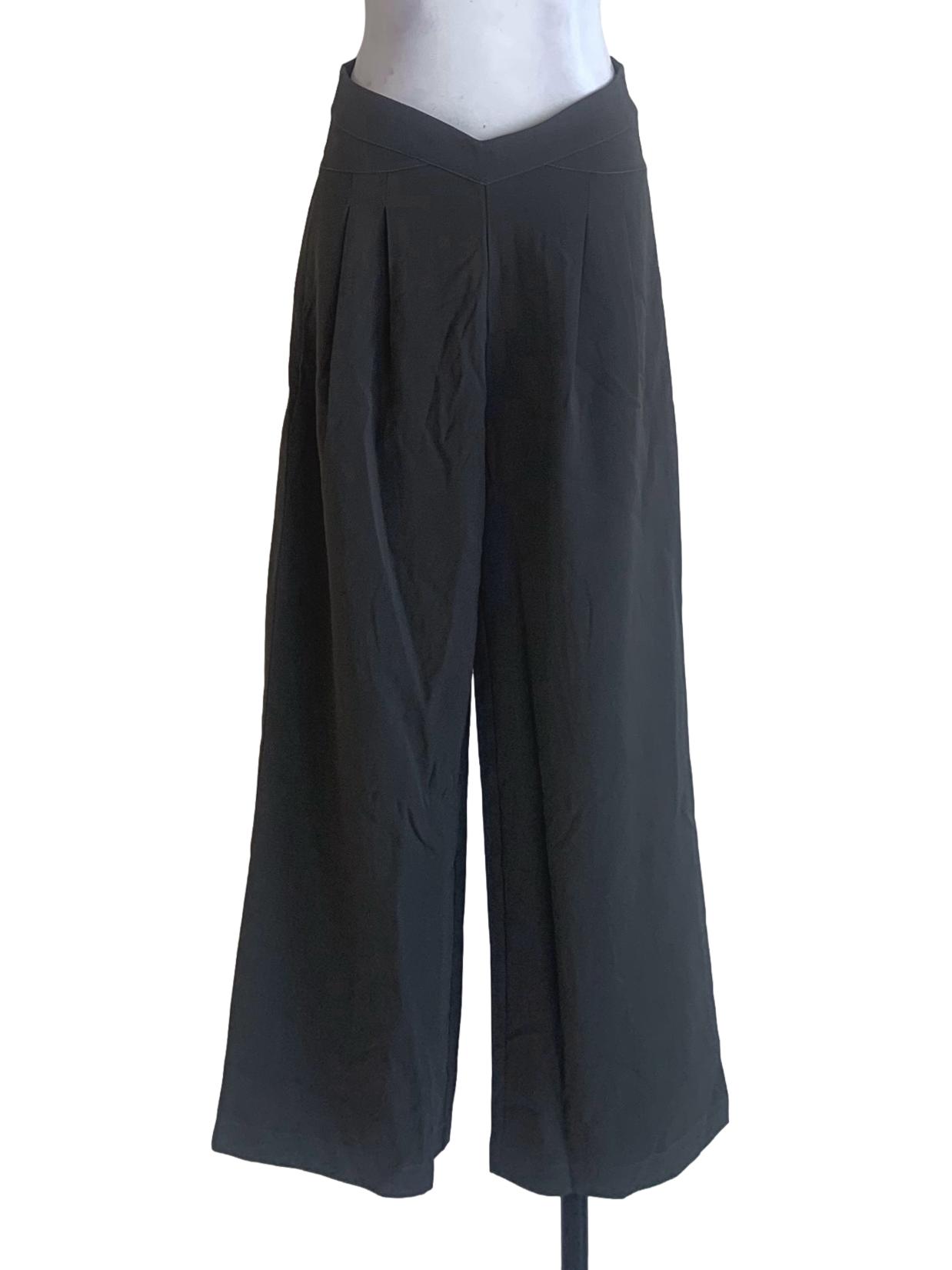 Fog Grey Wide Leg Pant