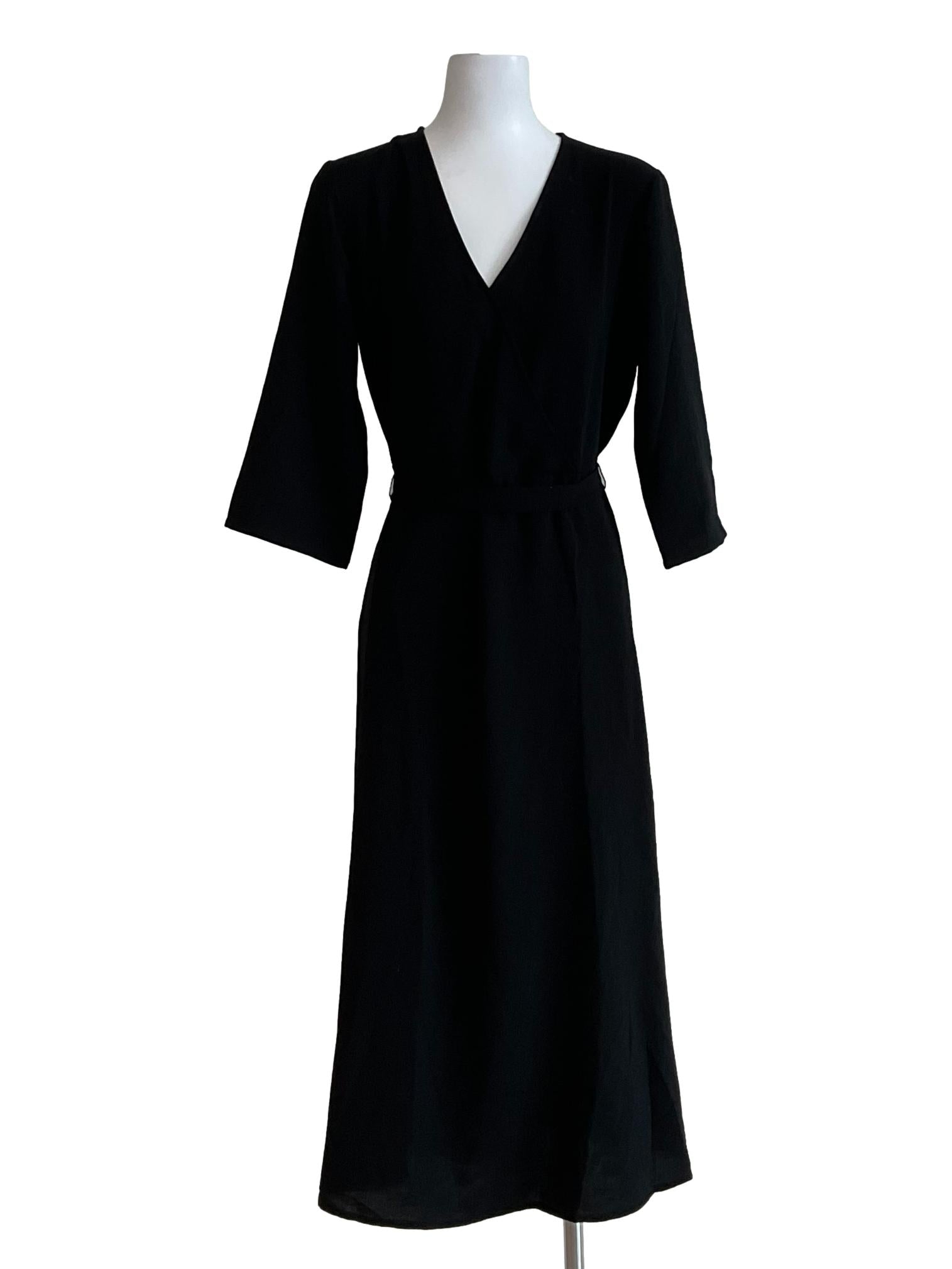 Black Trapezoid Dress