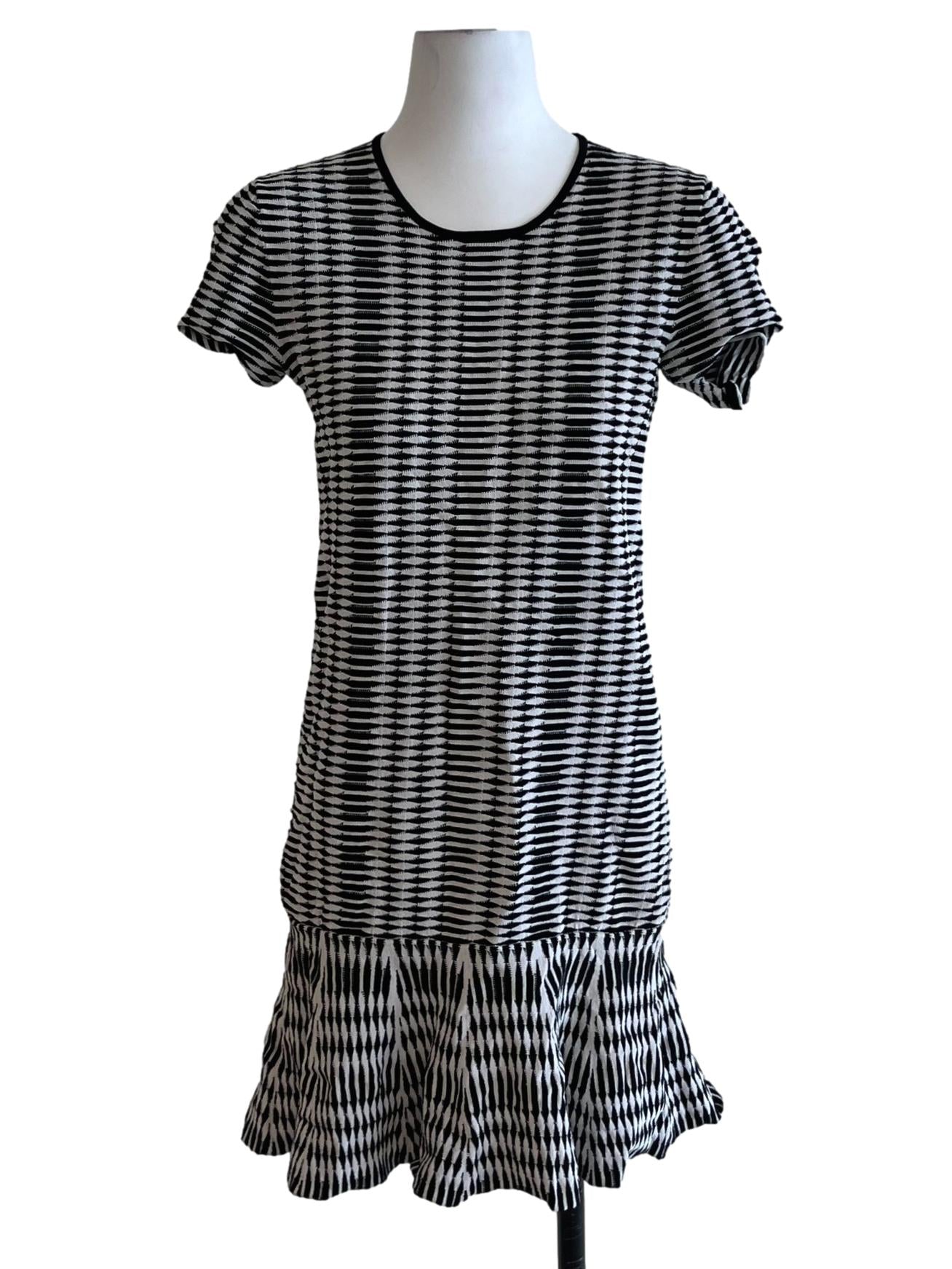 White Jewel Neckline Empire Dress