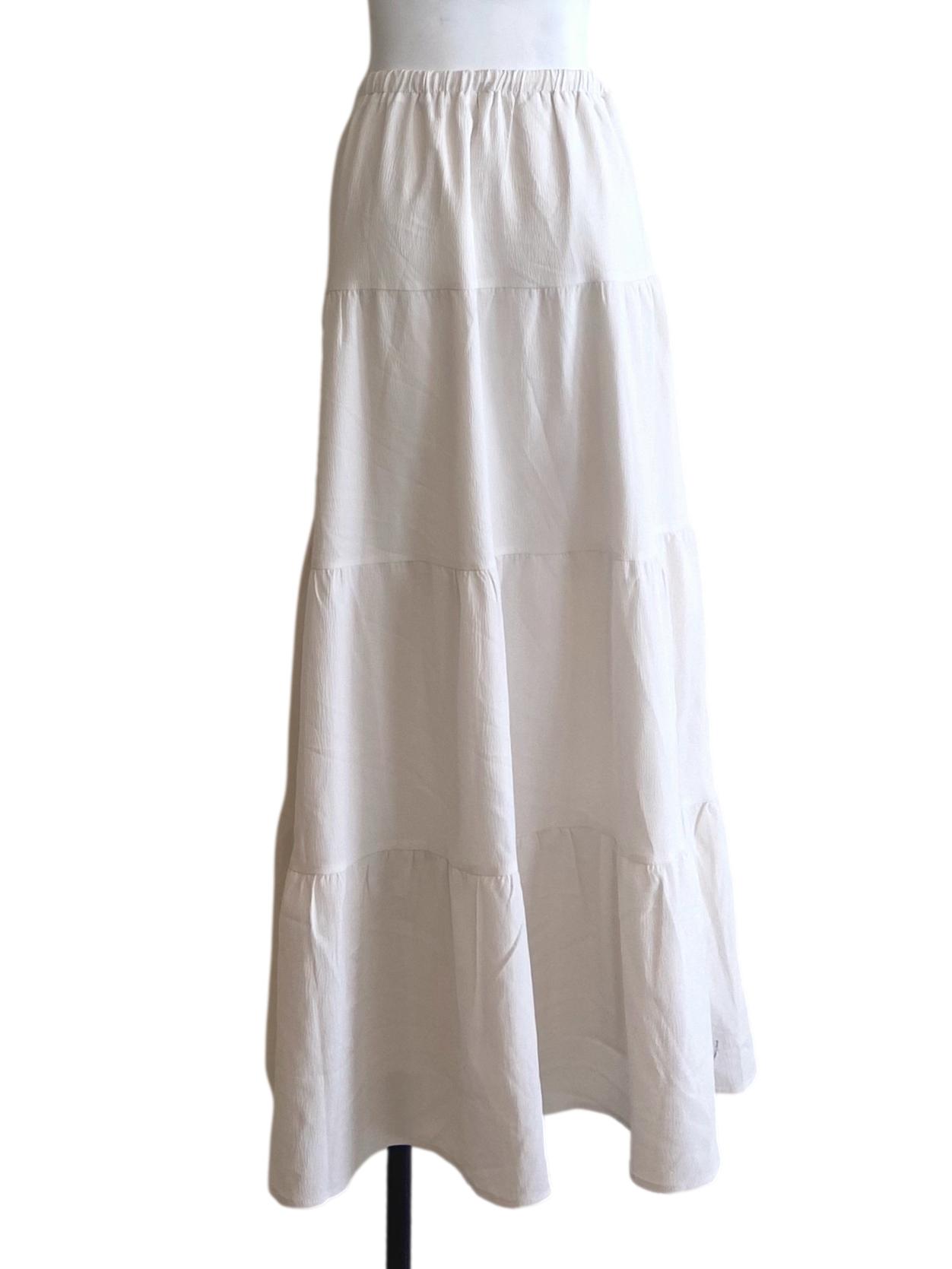 White Layered Skirt