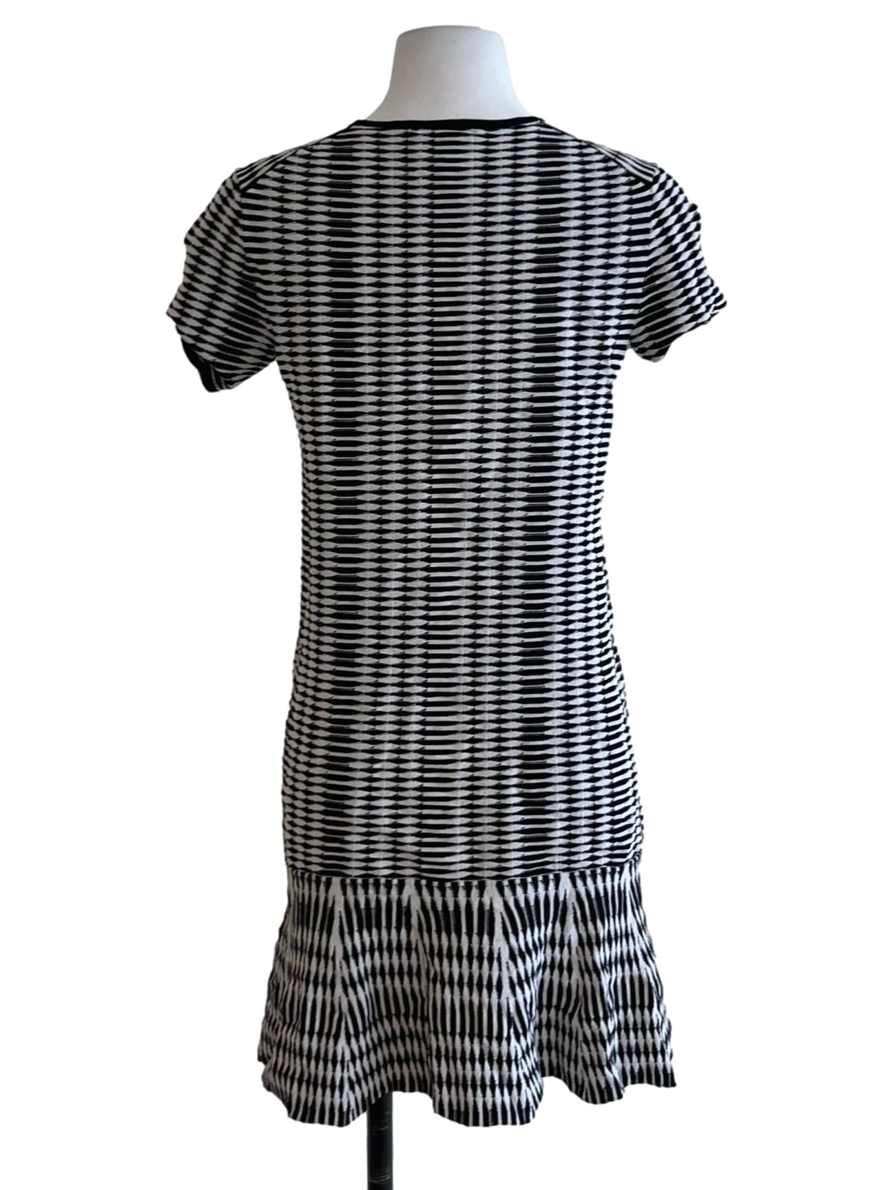 White Jewel Neckline Empire Dress