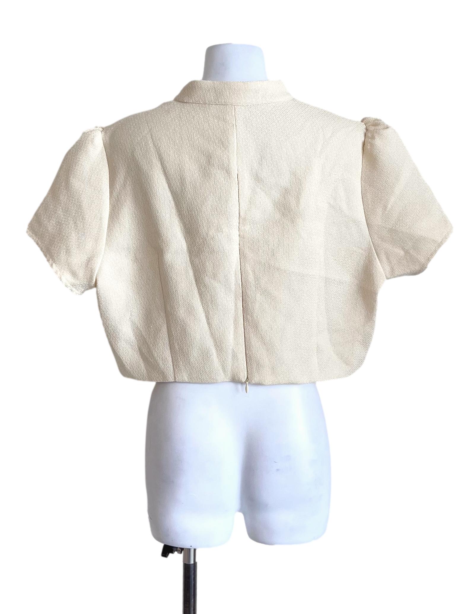Lemon Yellow Pleated Blouse