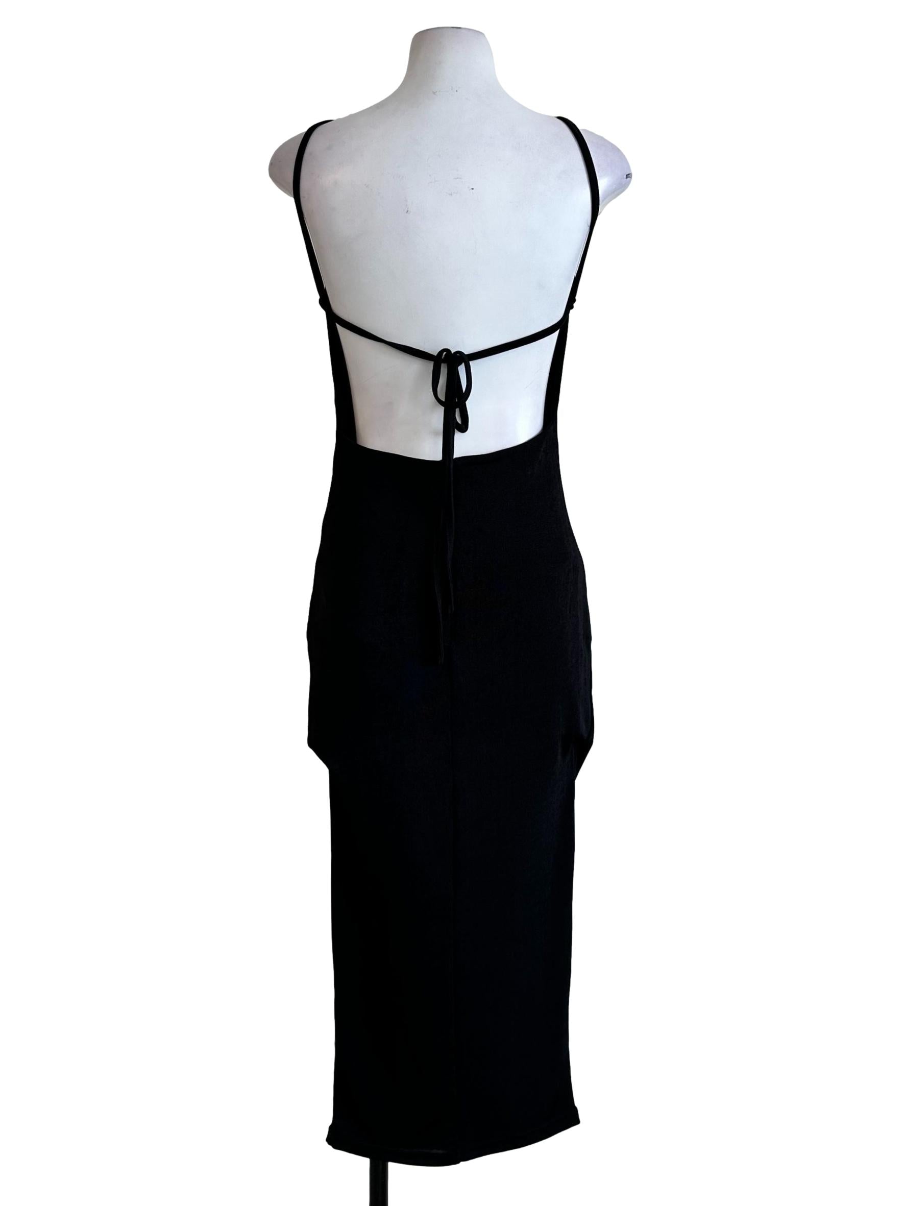 Black Bodycon Sleeveless Dress