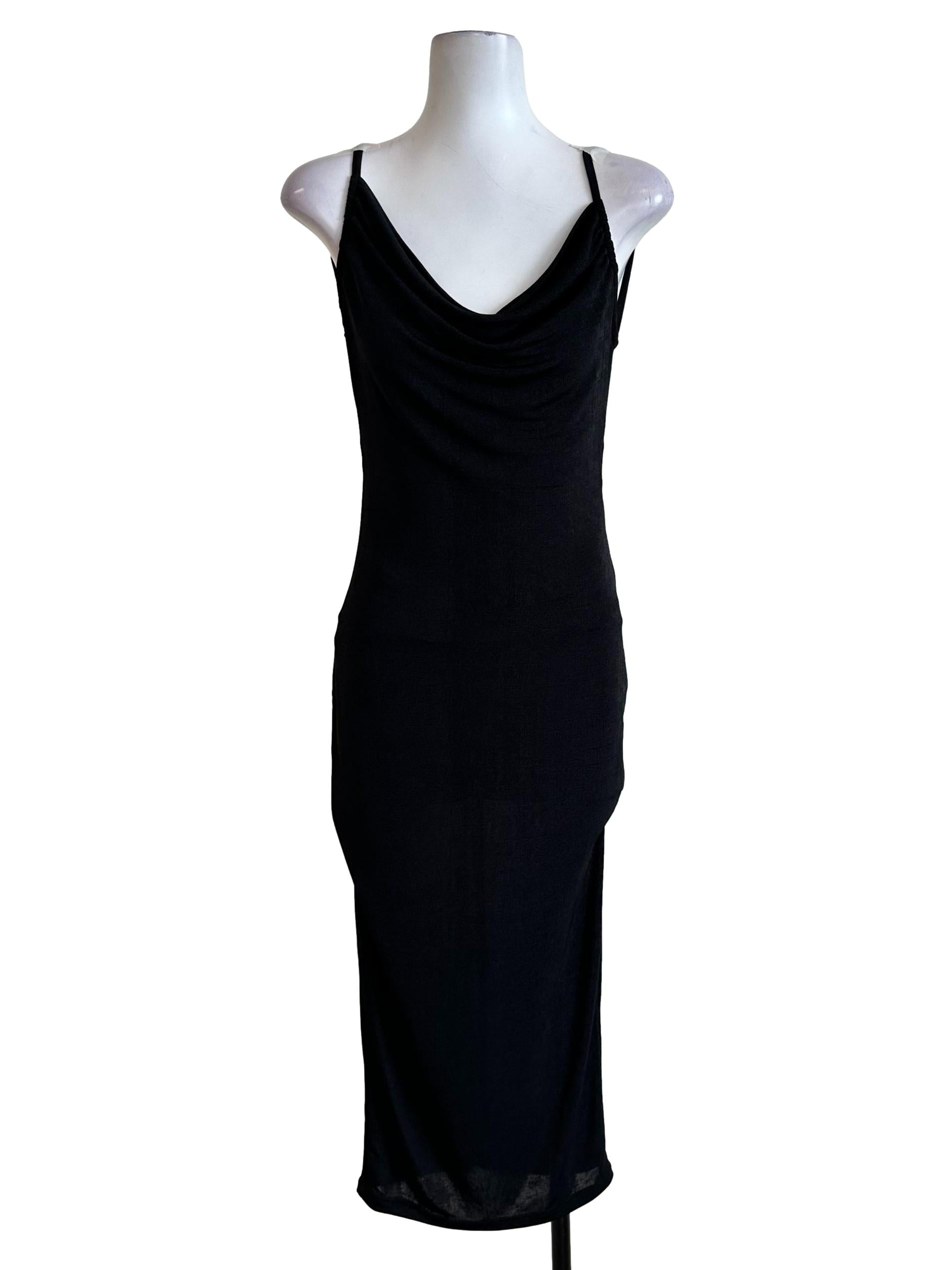 Black Bodycon Sleeveless Dress