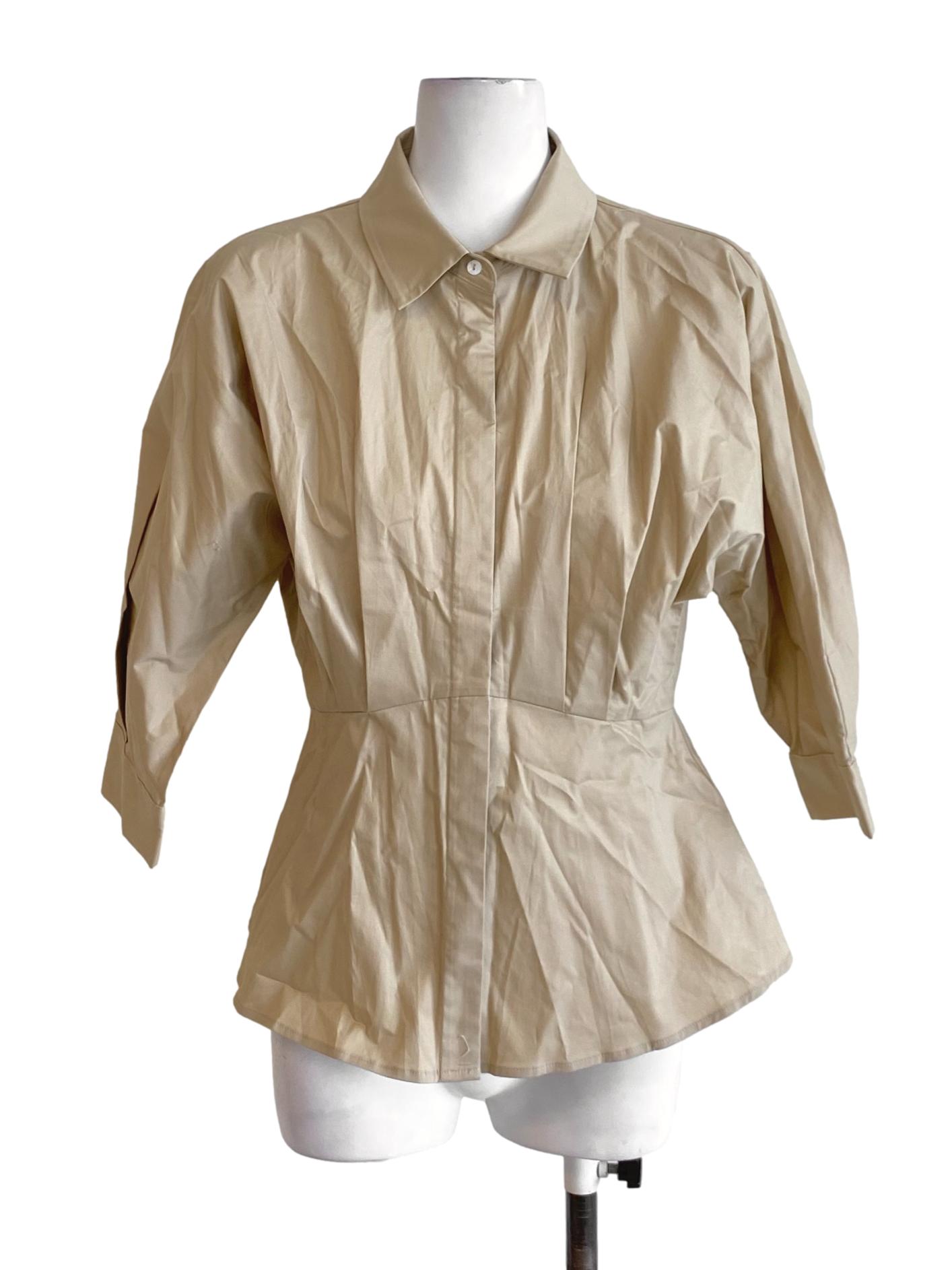 Cotton Pleated Shirt OSN