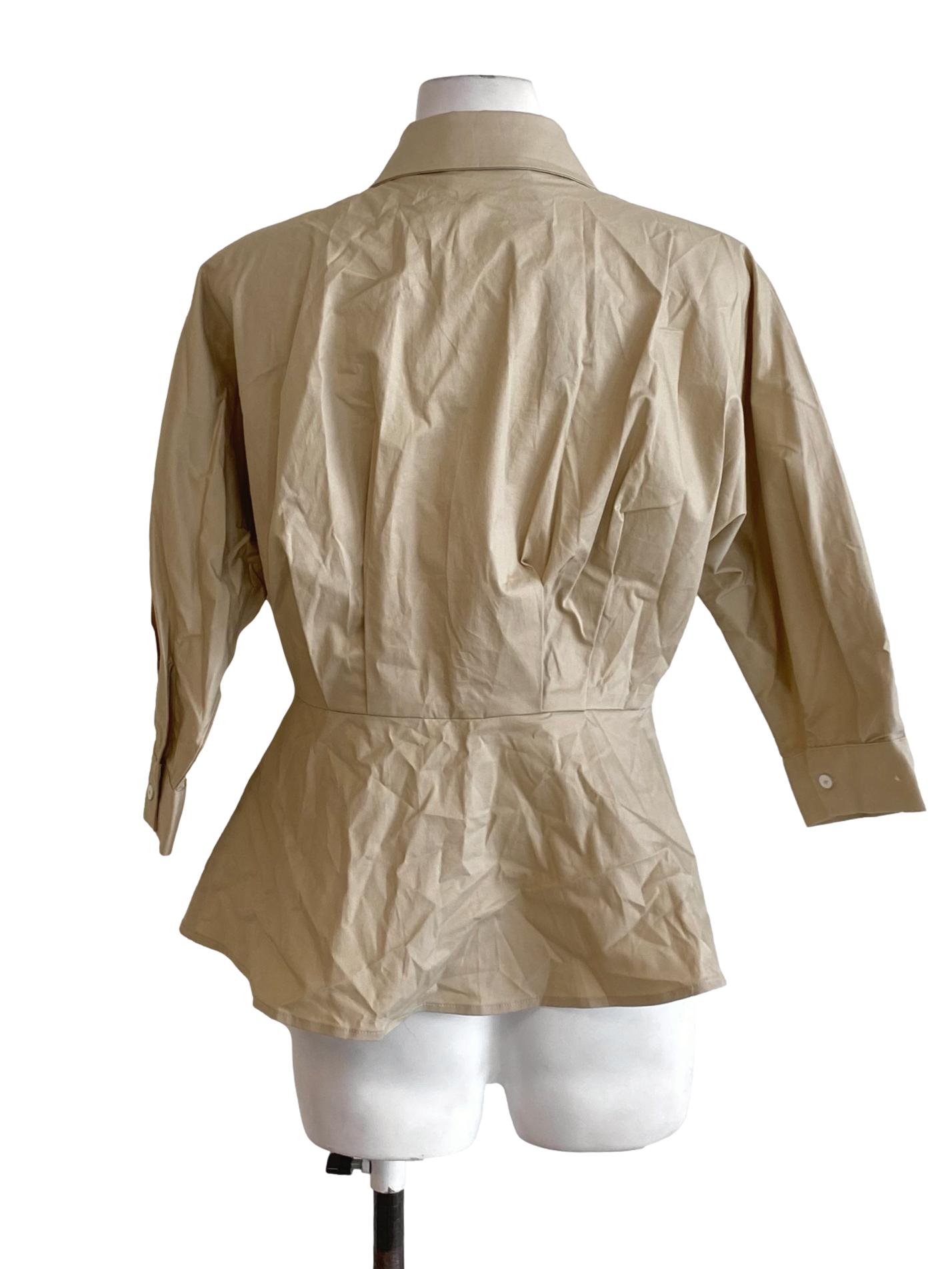 Cotton Pleated Shirt OSN