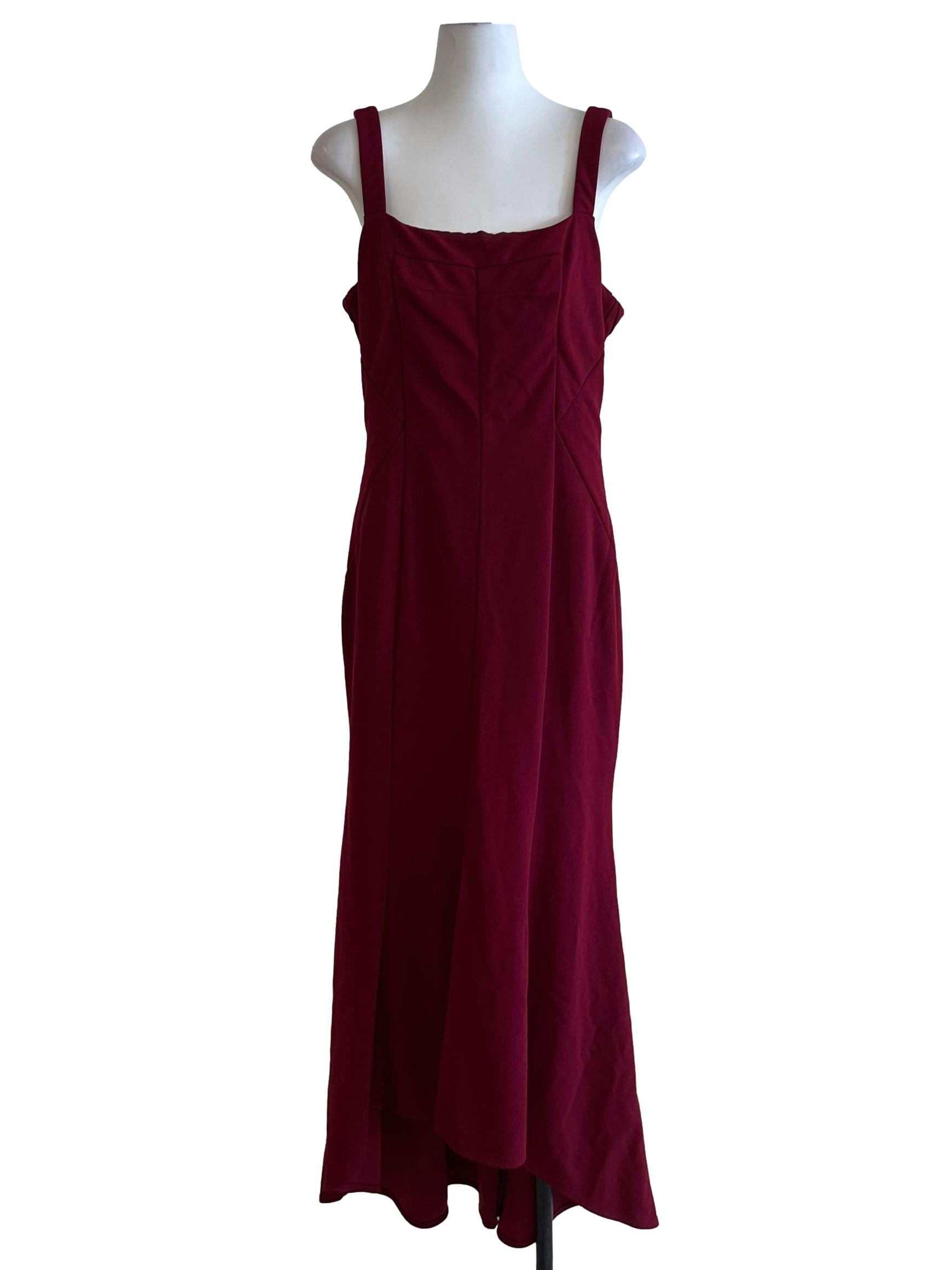 Jam Purple Square Neckline Sheath Dress