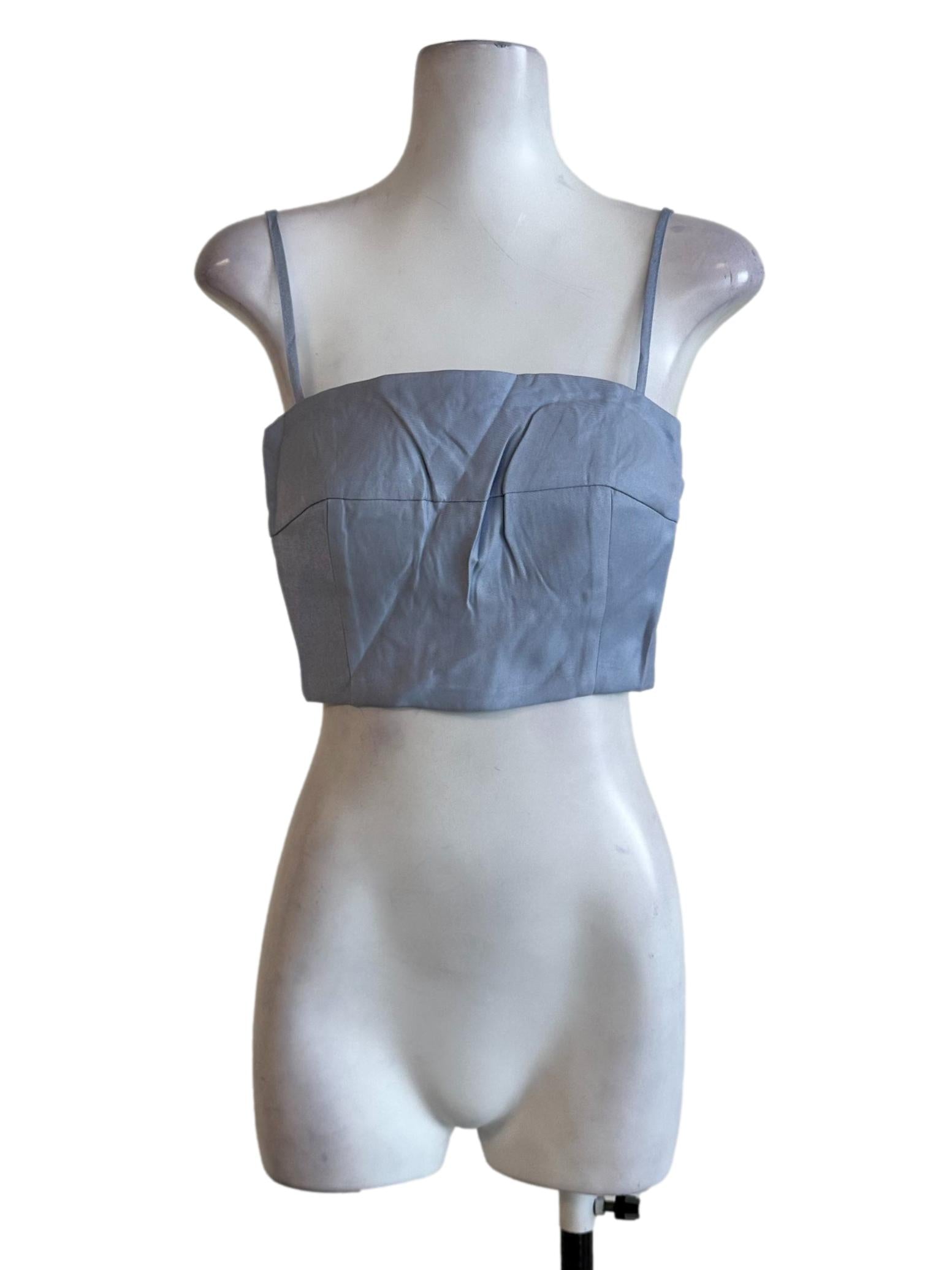 Light Blue Shimmer Bralet