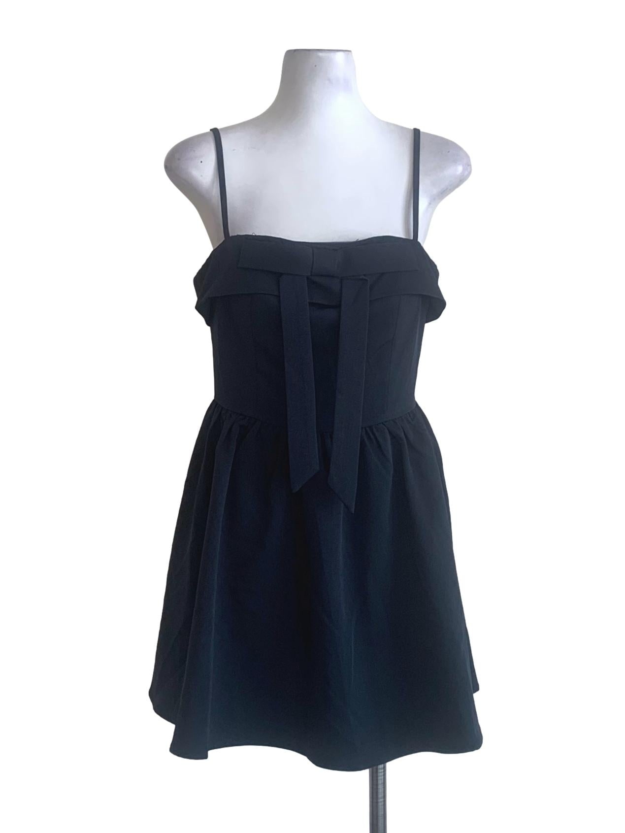 Navy Blue Baby Doll Dress