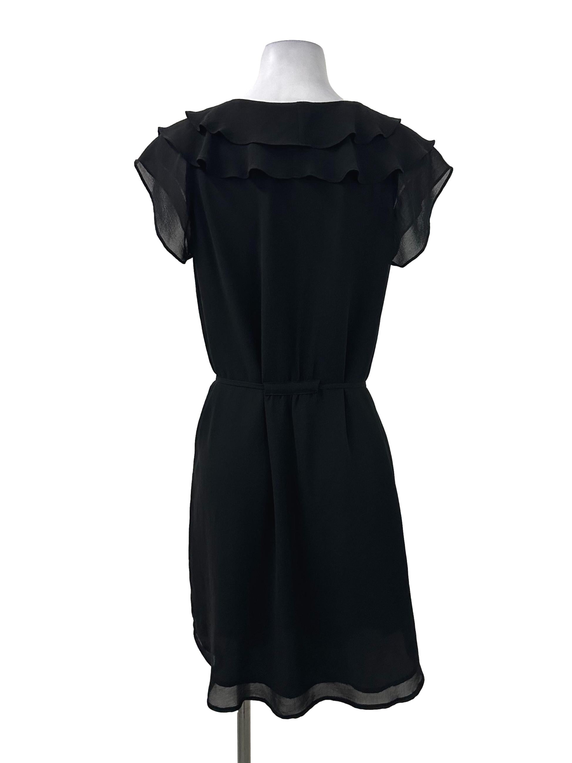 Black Ruffled Dress