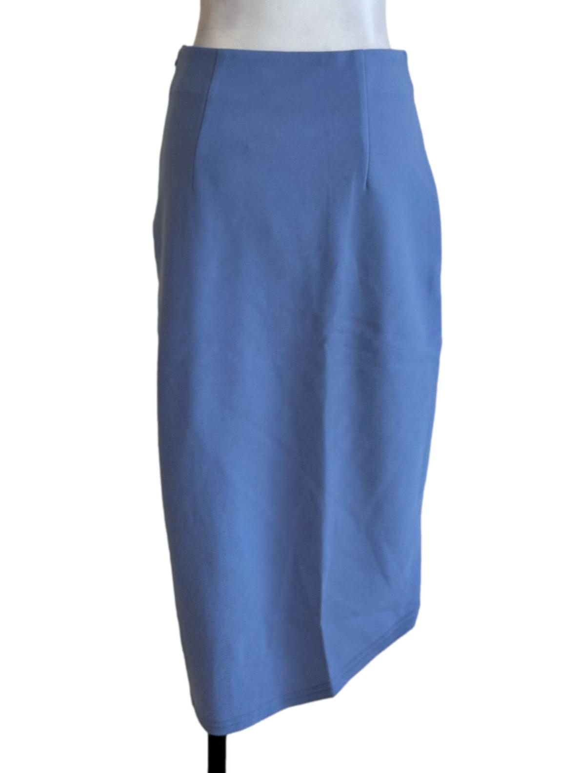 Powder Blue Drapped Skirt