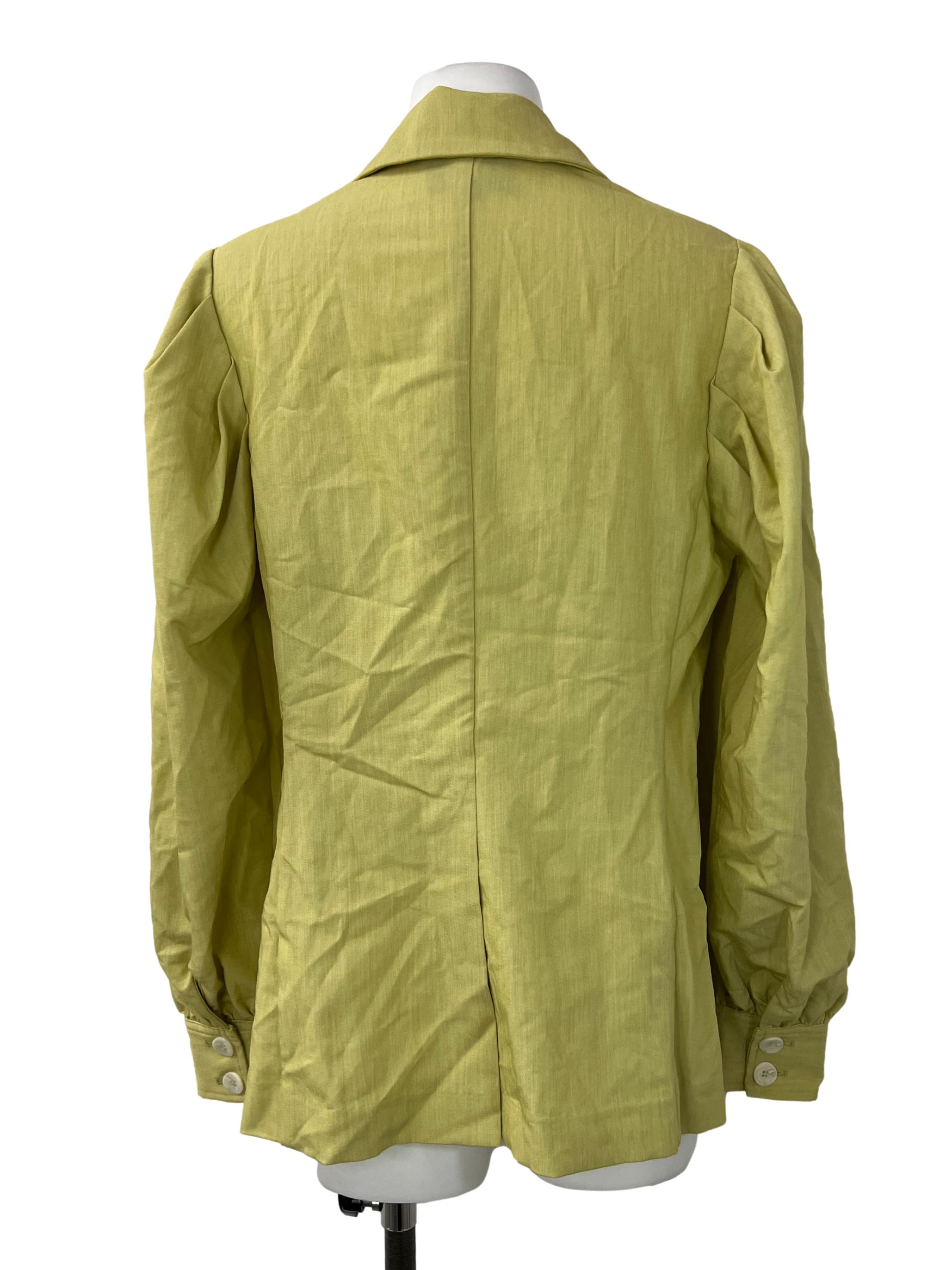 Pear Green Double Breasted Blazer