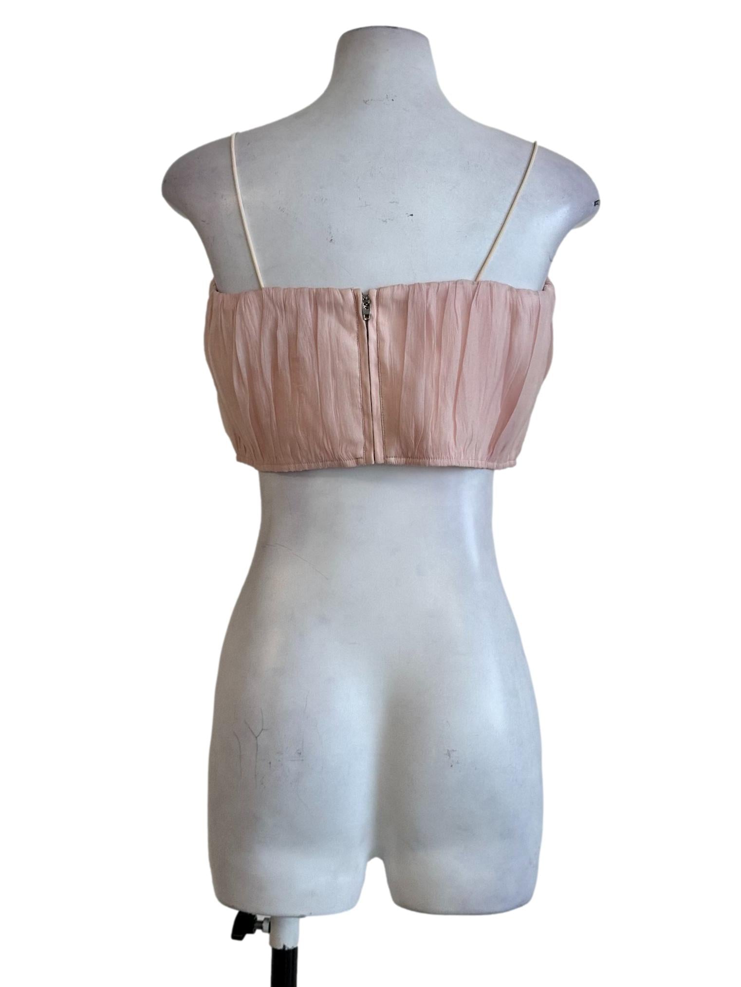 Peach Pink Spaghetti Strap Top