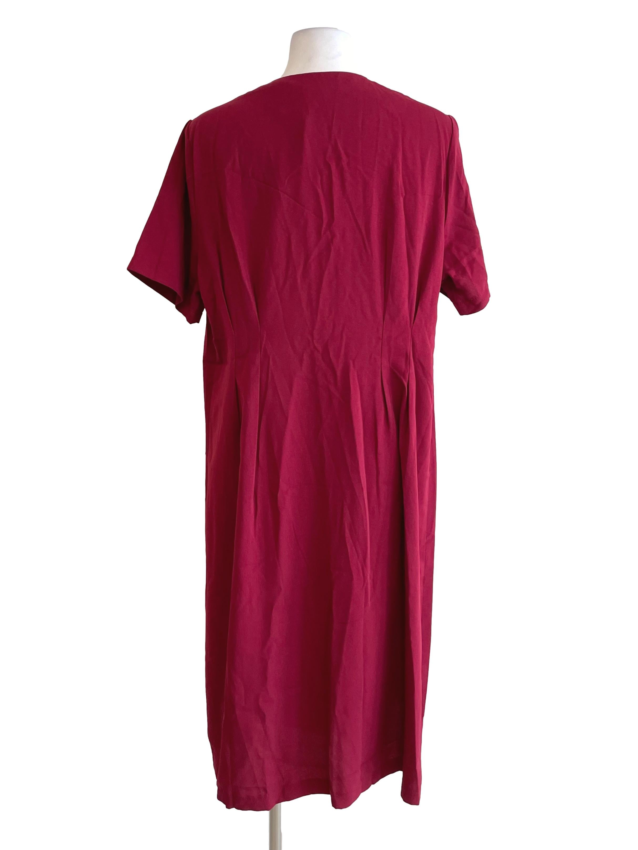 Ruby Button Up Pleated Dress