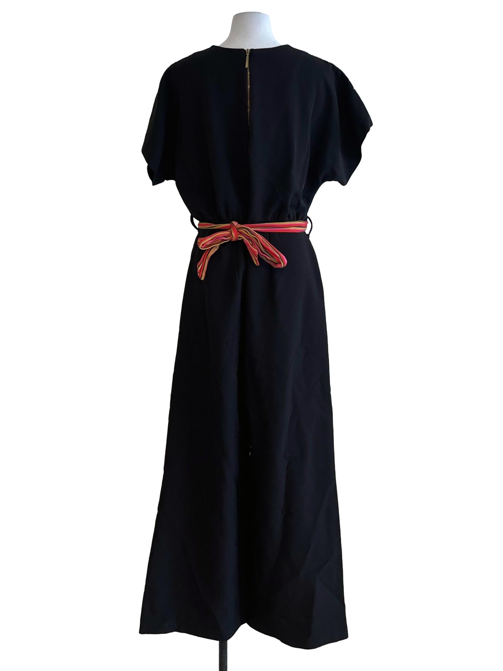 Black V-Neckline Jumpsuit