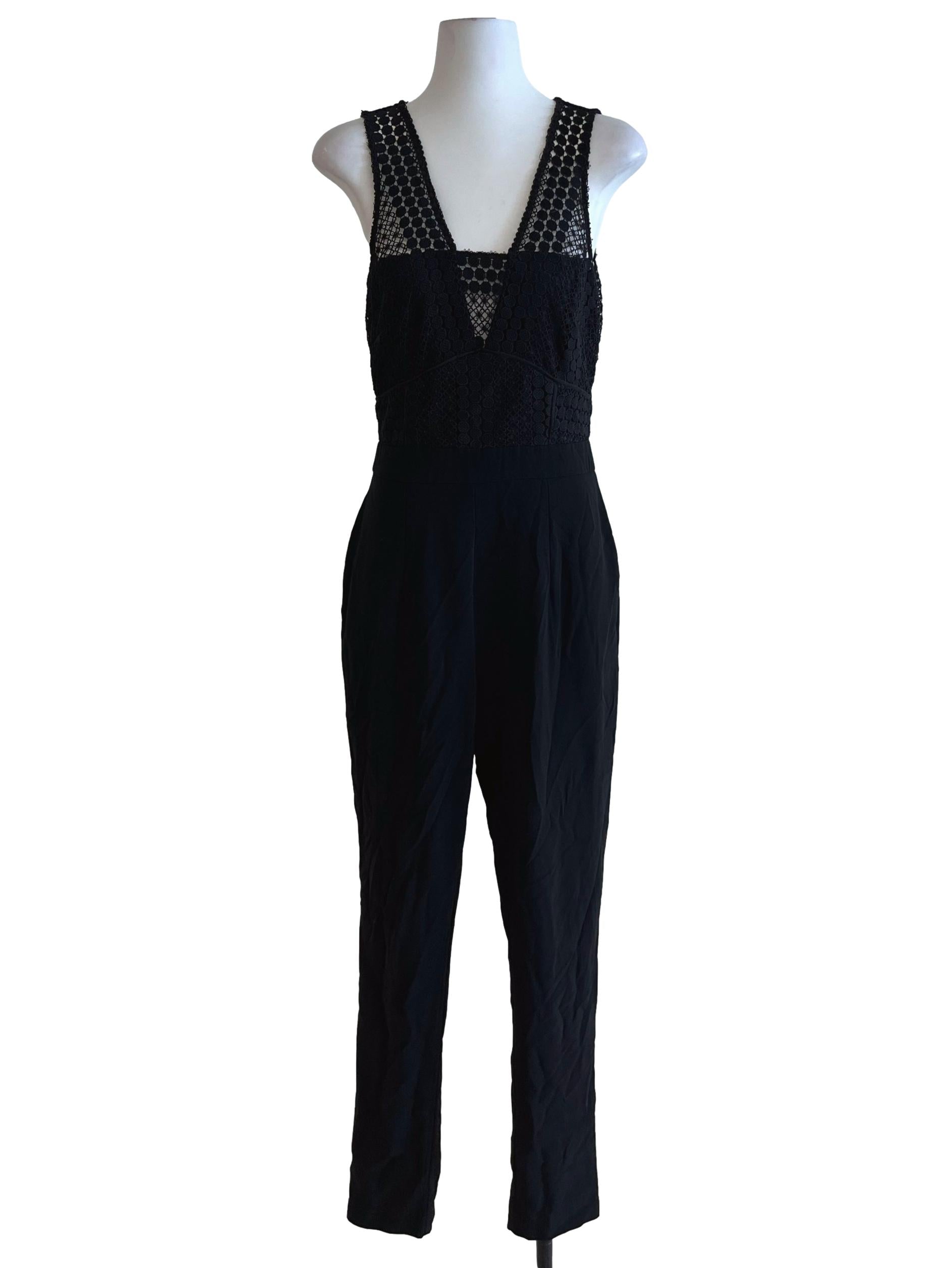 Black Lace Jumpsuit