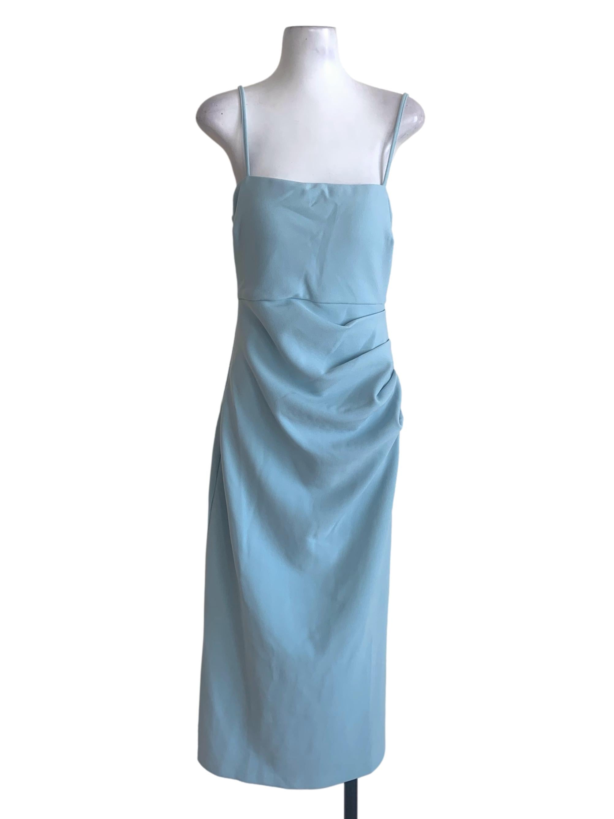 Arctic Blue Spaghetti Dress