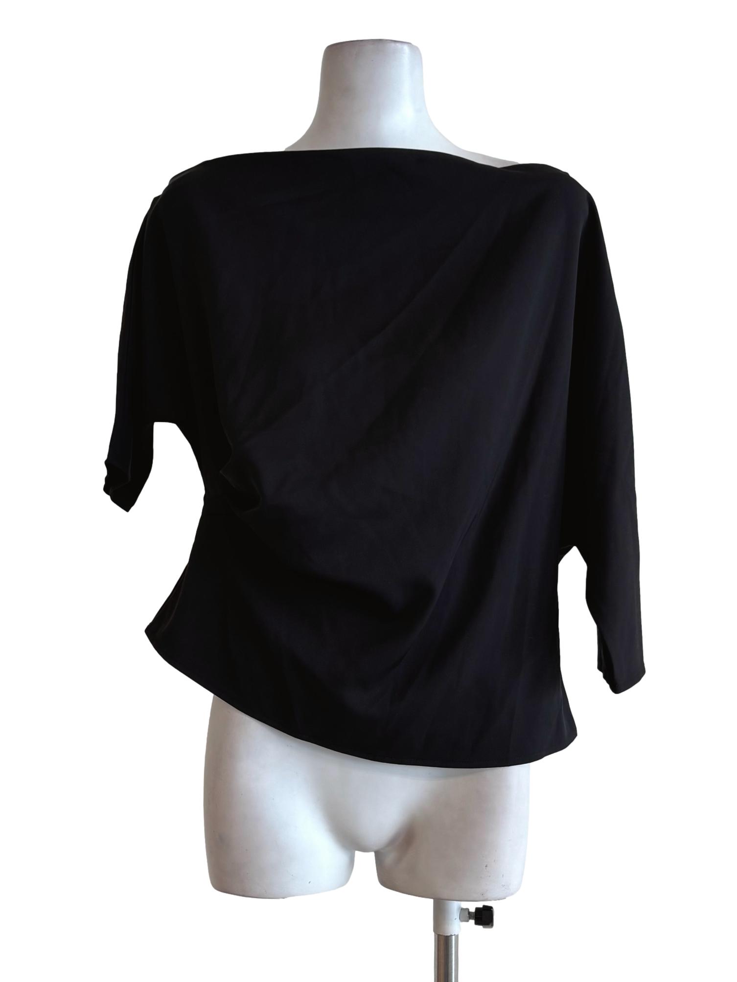Jet Black Asymmetrical Top LB