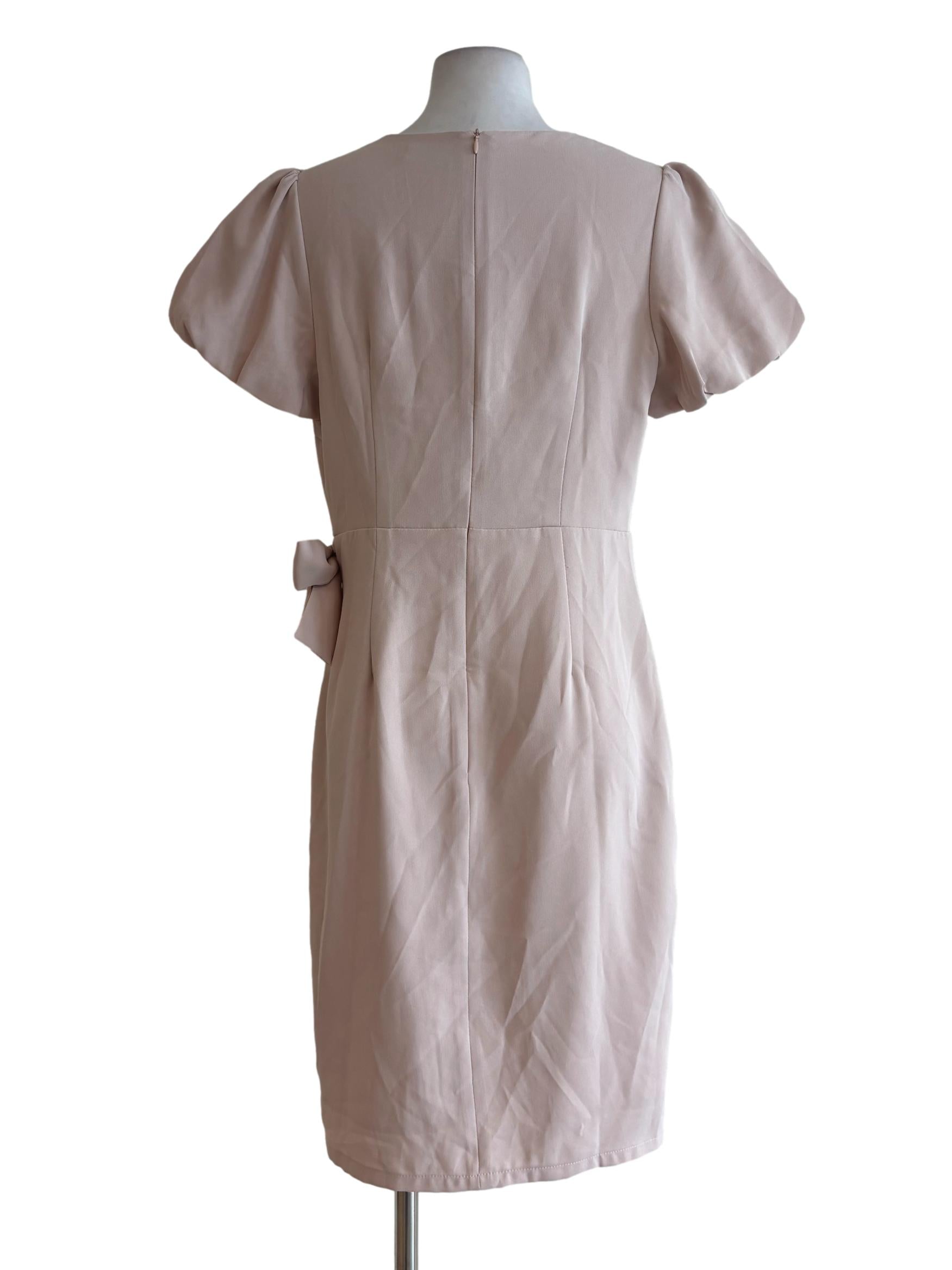 Pink Salt Surplice Dress