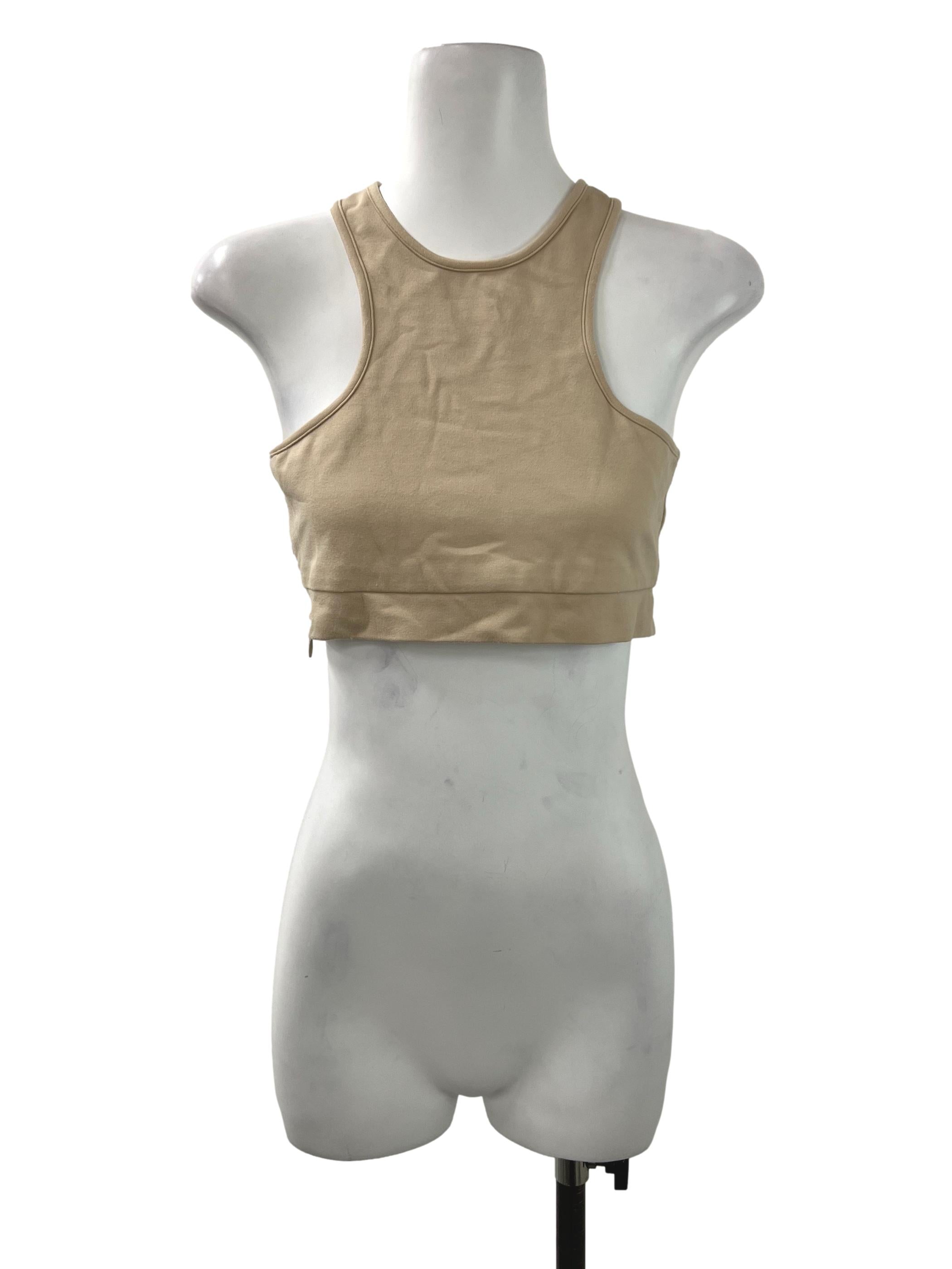 Nude Racer Back Tank Top YHF
