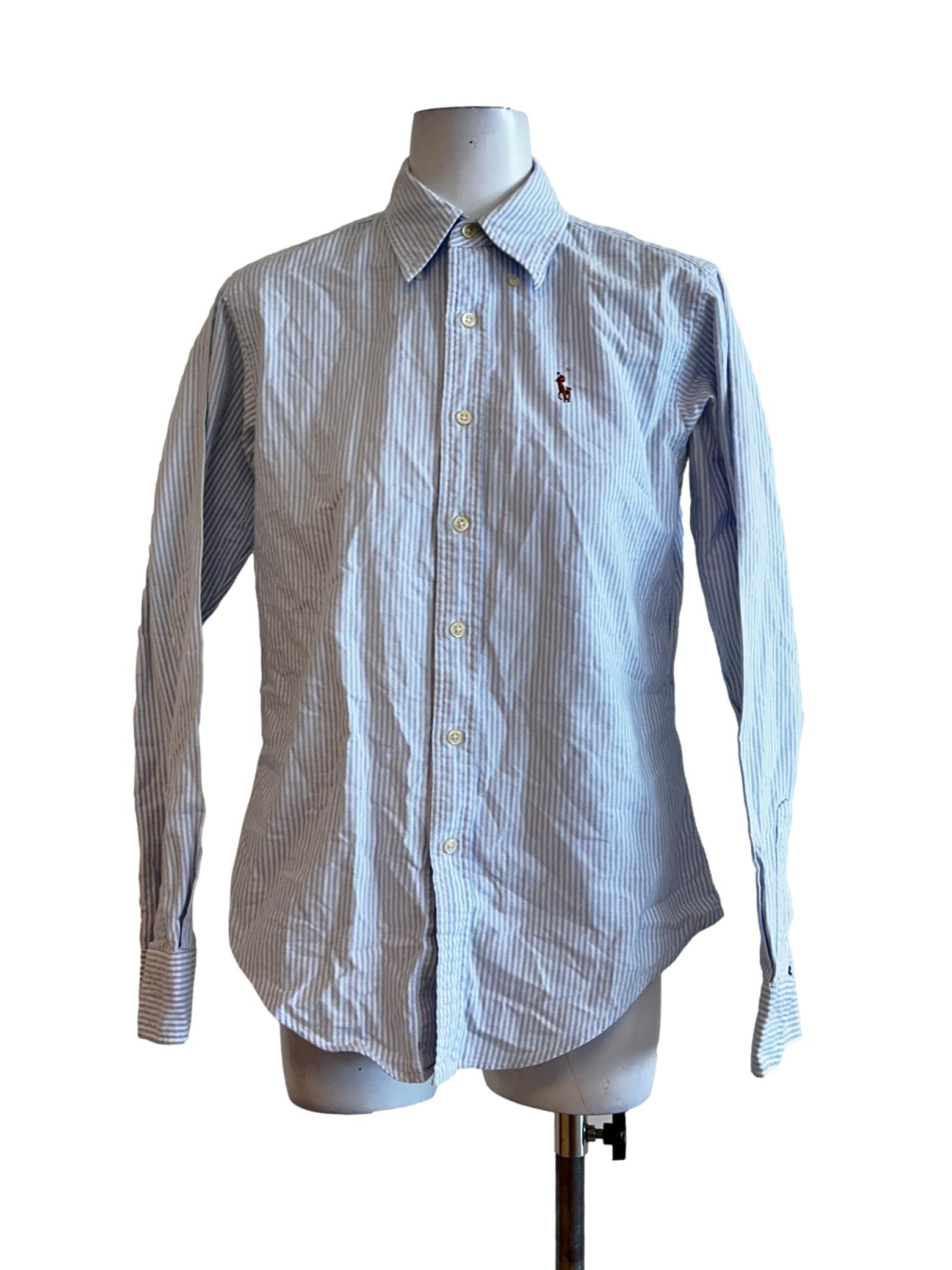 Light Blue Bengal Stripes Top