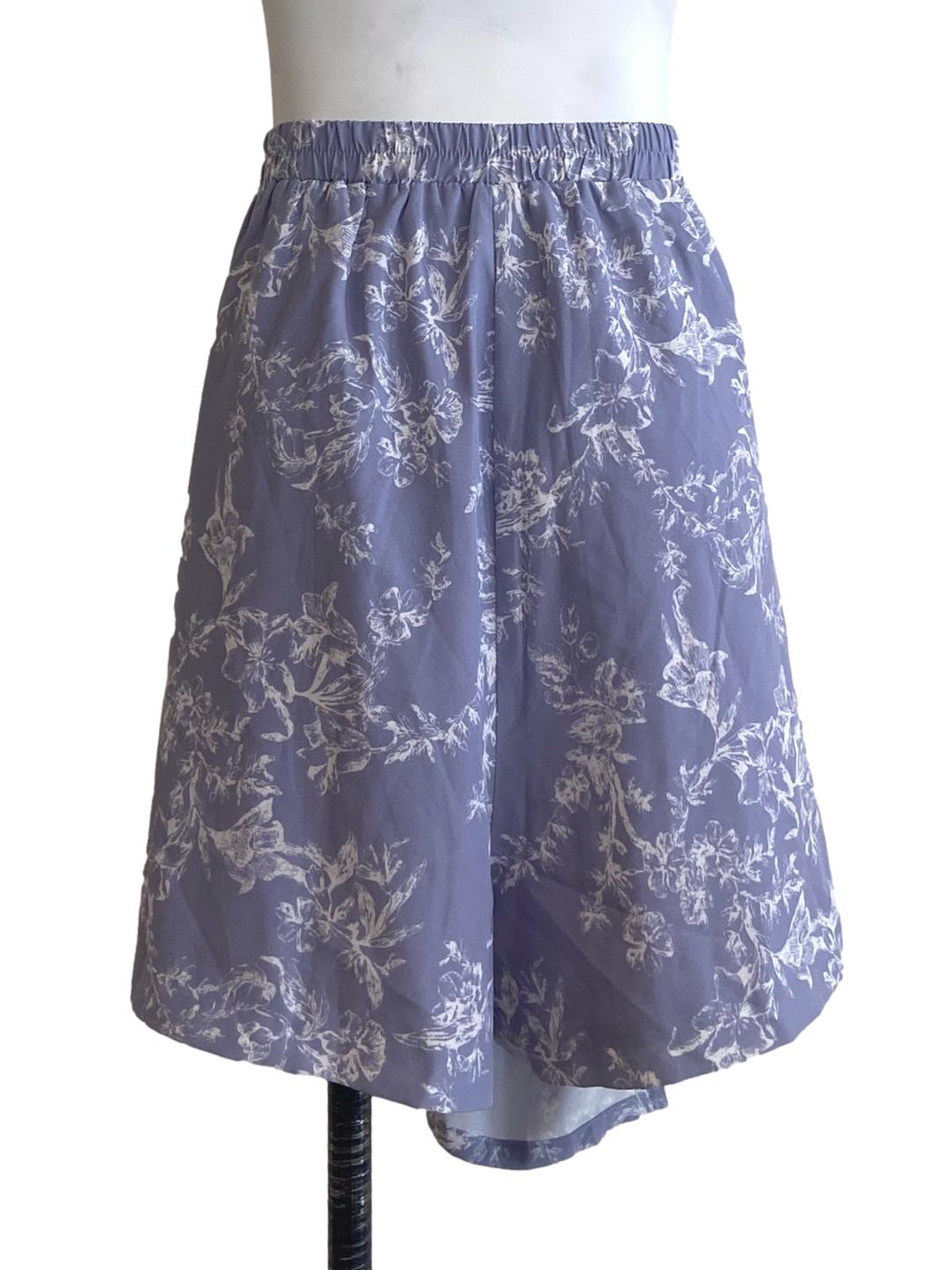 Heather Purple & Floral Skorts