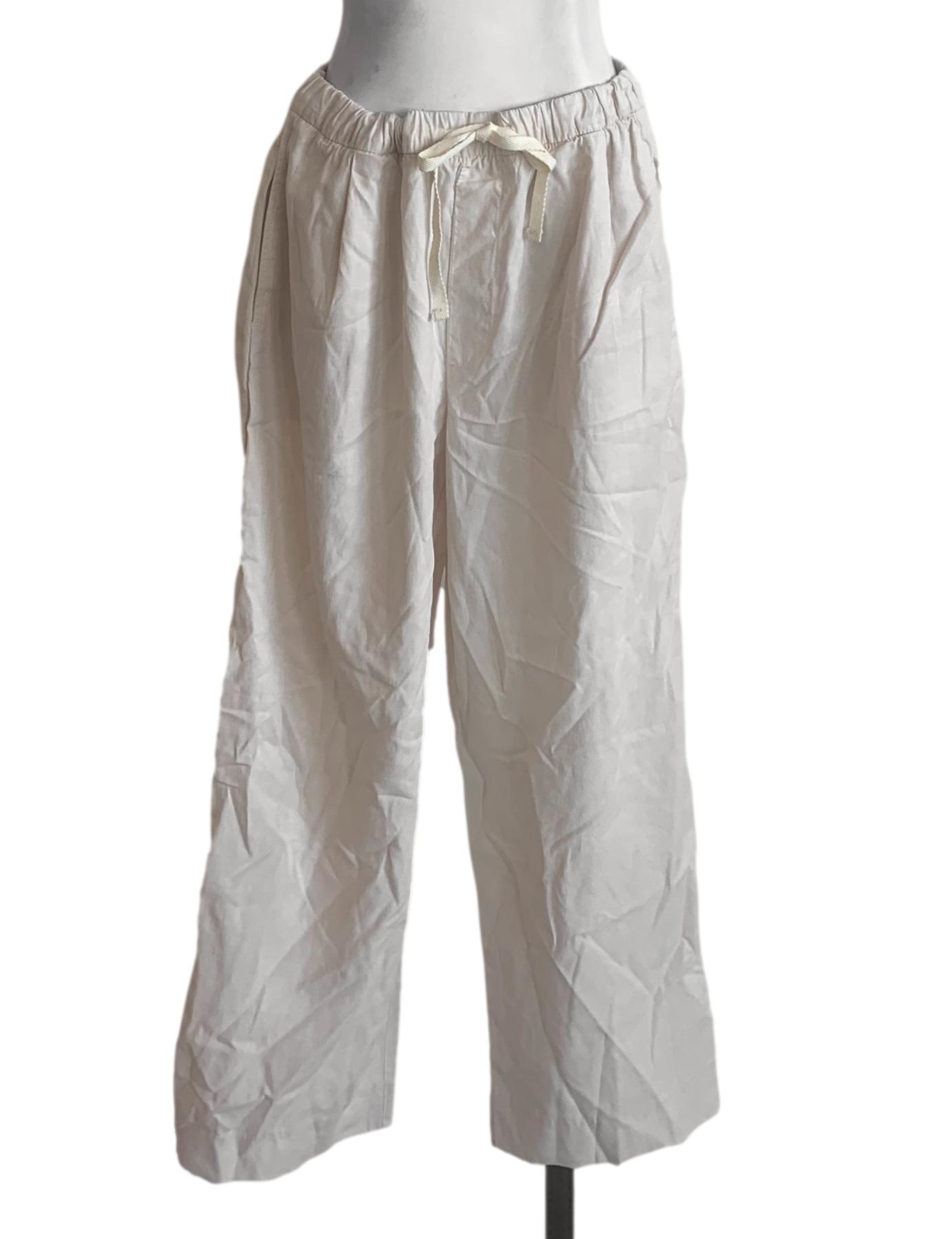 Linen White Cotton Pants