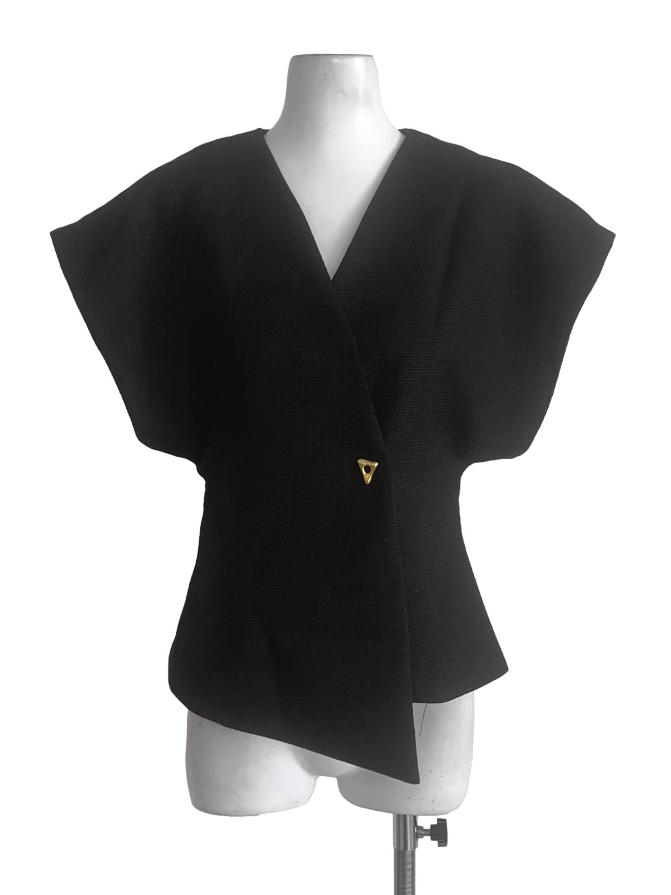 Black V Neck Cardigan