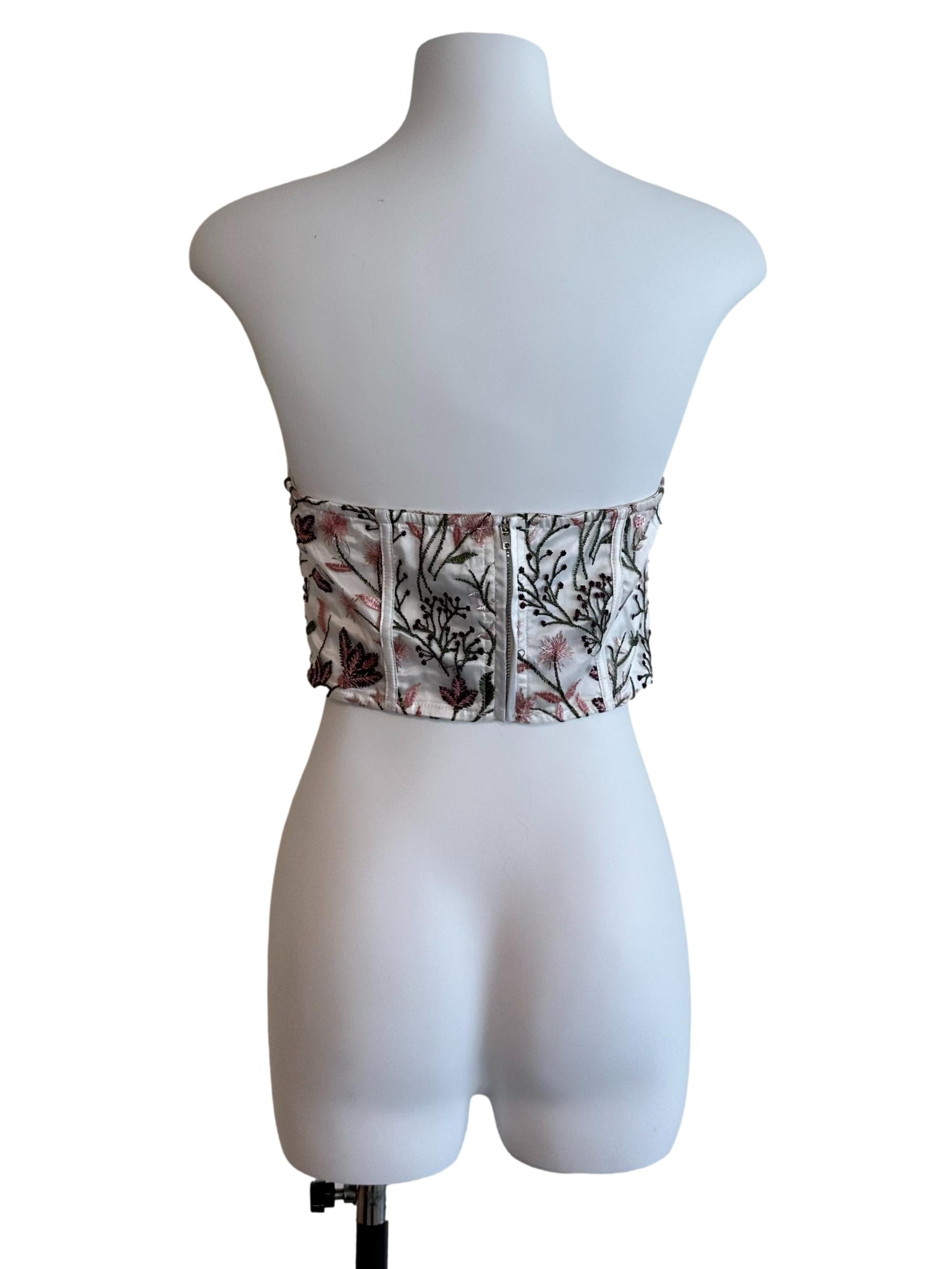 Salt White Lace Sweetheart Tube Top