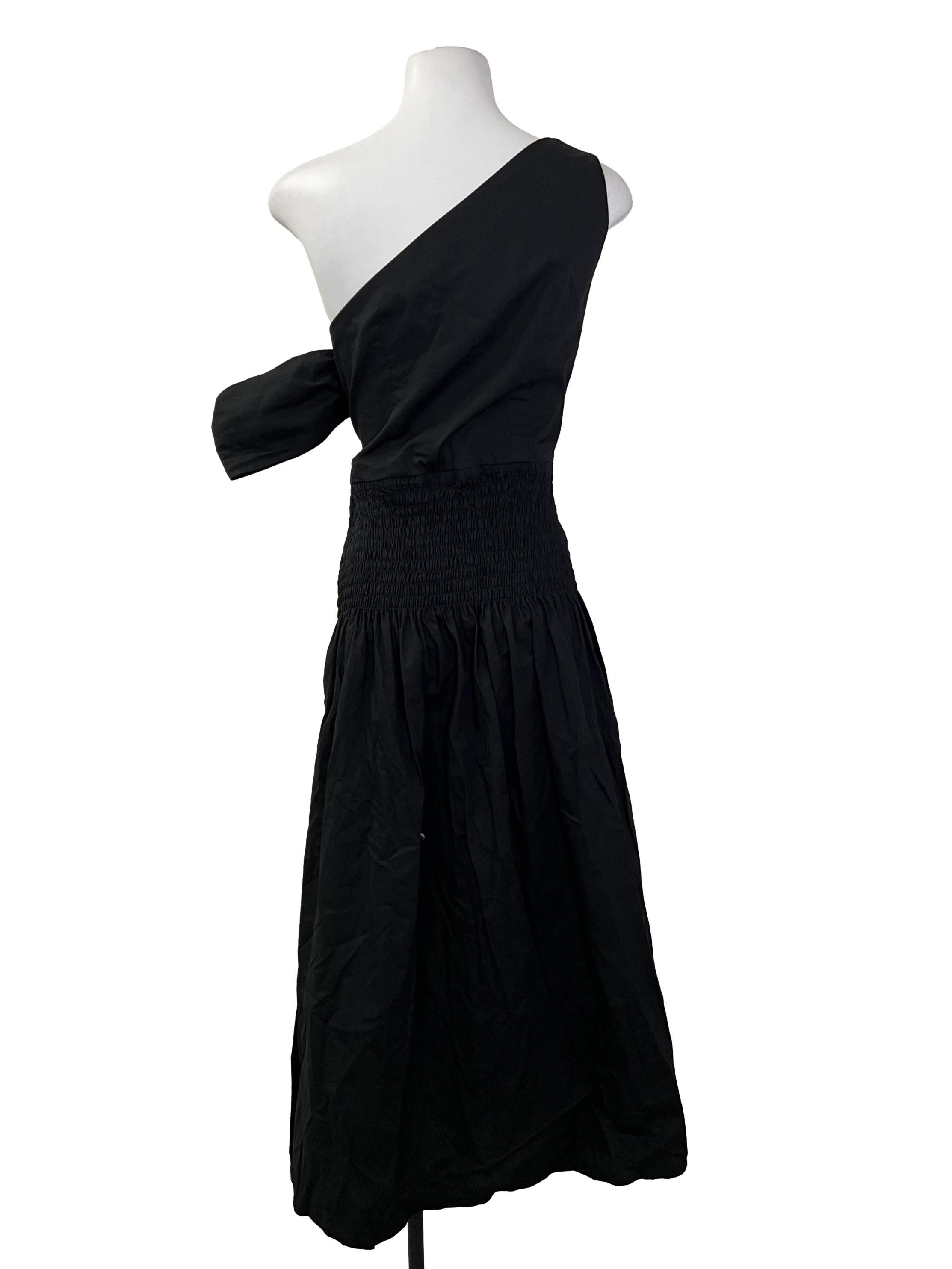 Black Toga Cut Out Dress