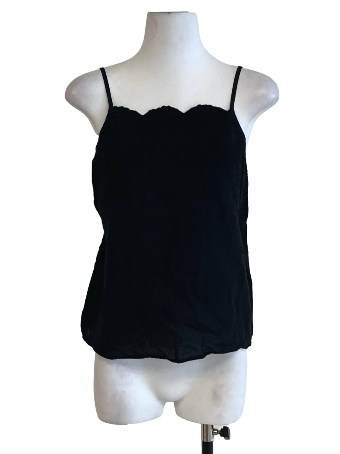 Black Spaghetti Strap Cami Top