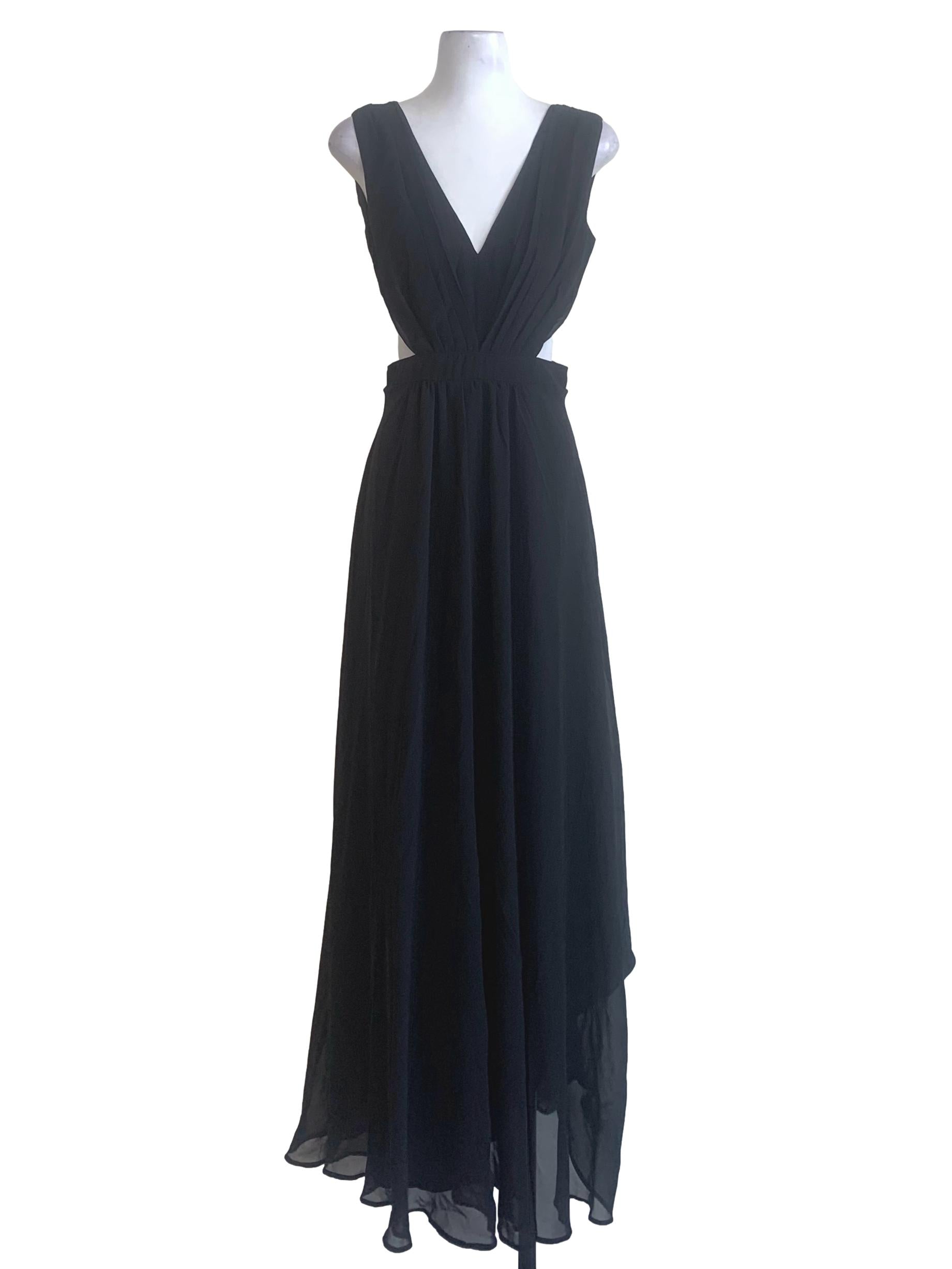 Black Drop Waist Dress