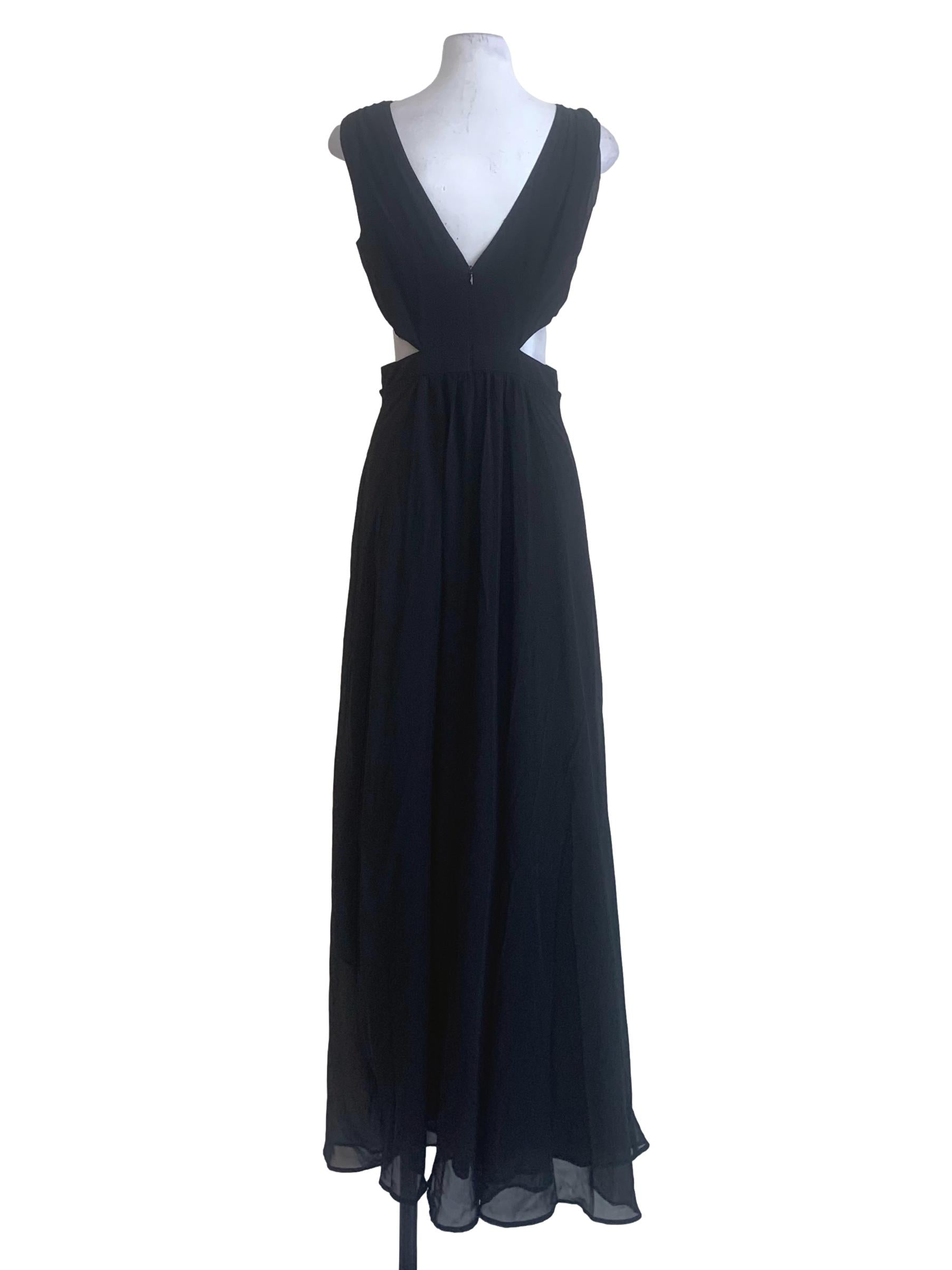 Black Drop Waist Dress