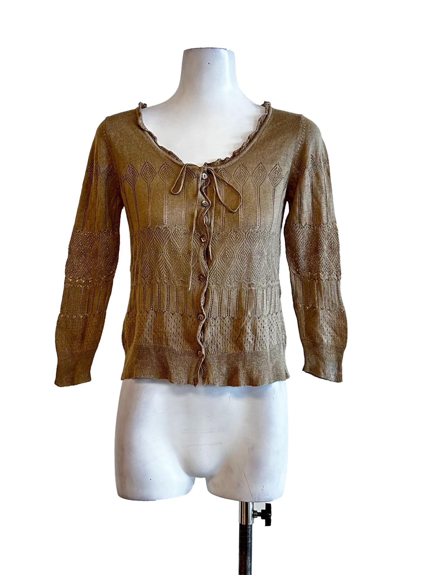 Granola Beige Knitted Cardigans